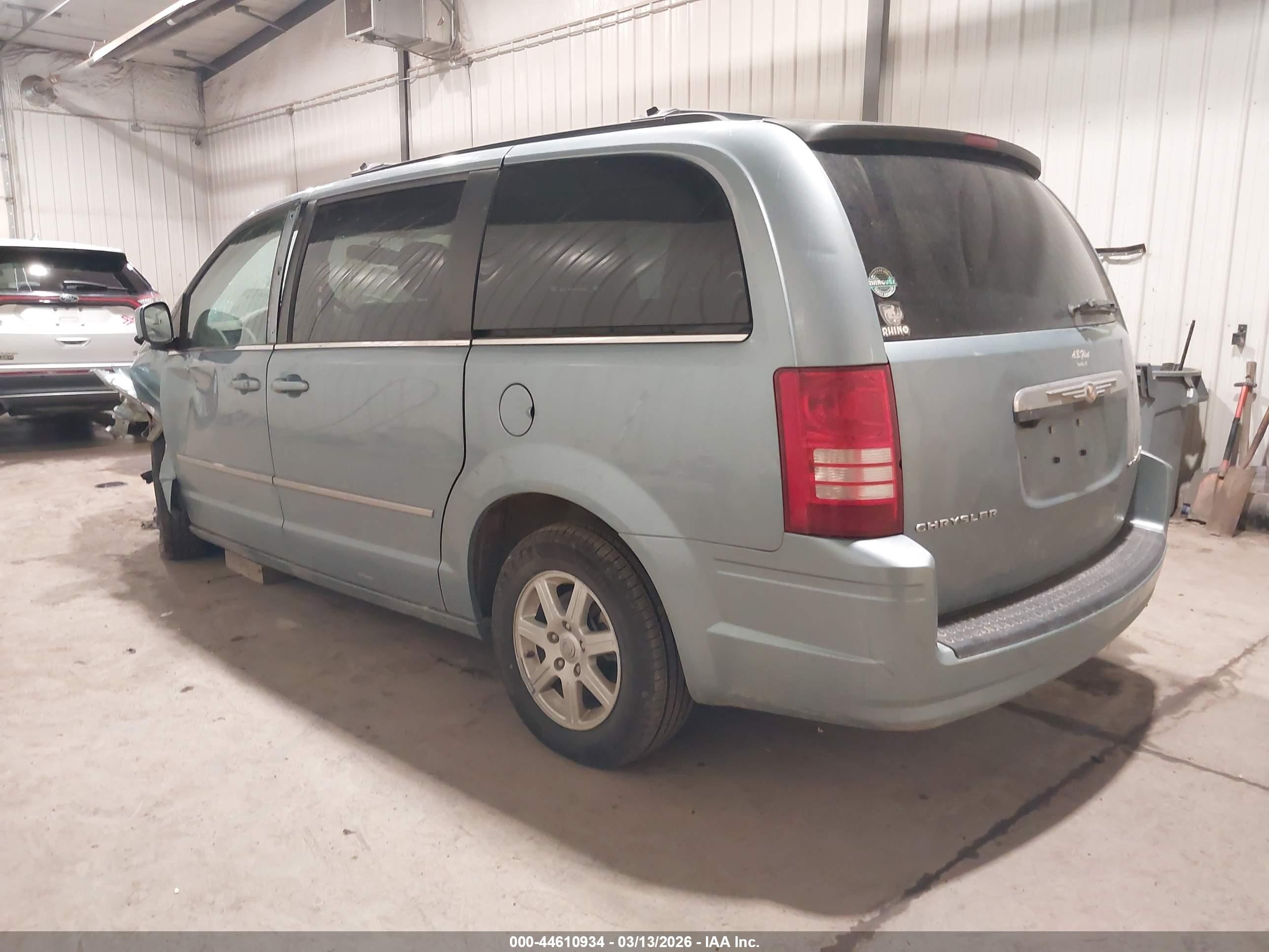 2010 Chrysler Town & Country Touring Light Blue vin: 2A4RR5D12AR168009