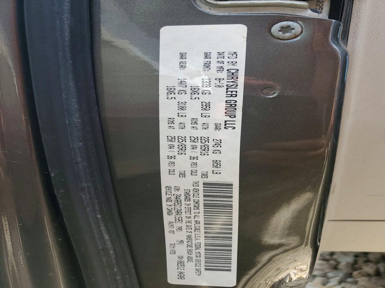 2010 Chrysler Town And Country Gray vin: 2A4RR5D12AR415951