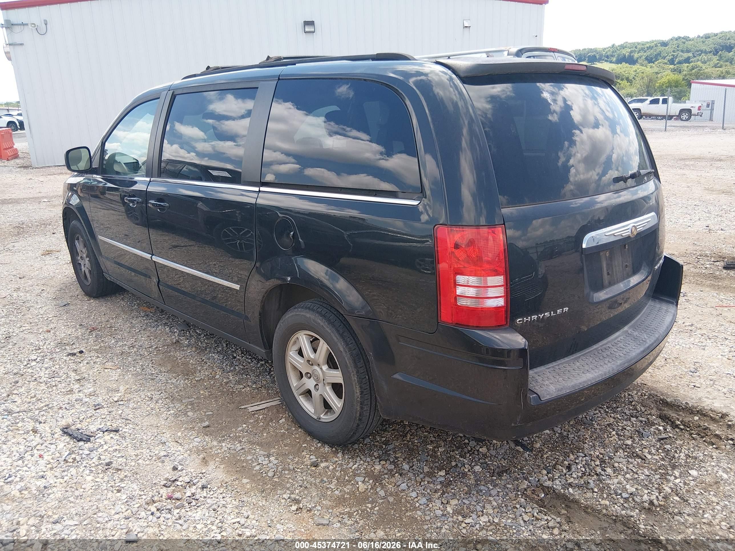 2010 Chrysler Town & Country Touring Black vin: 2A4RR5D13AR252730