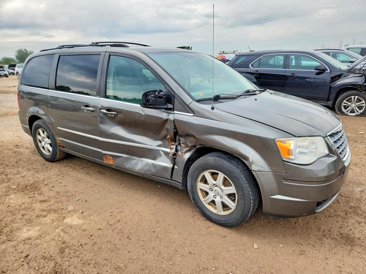 2010 Chrysler Town & Country Touring Серый vin: 2A4RR5D13AR300355