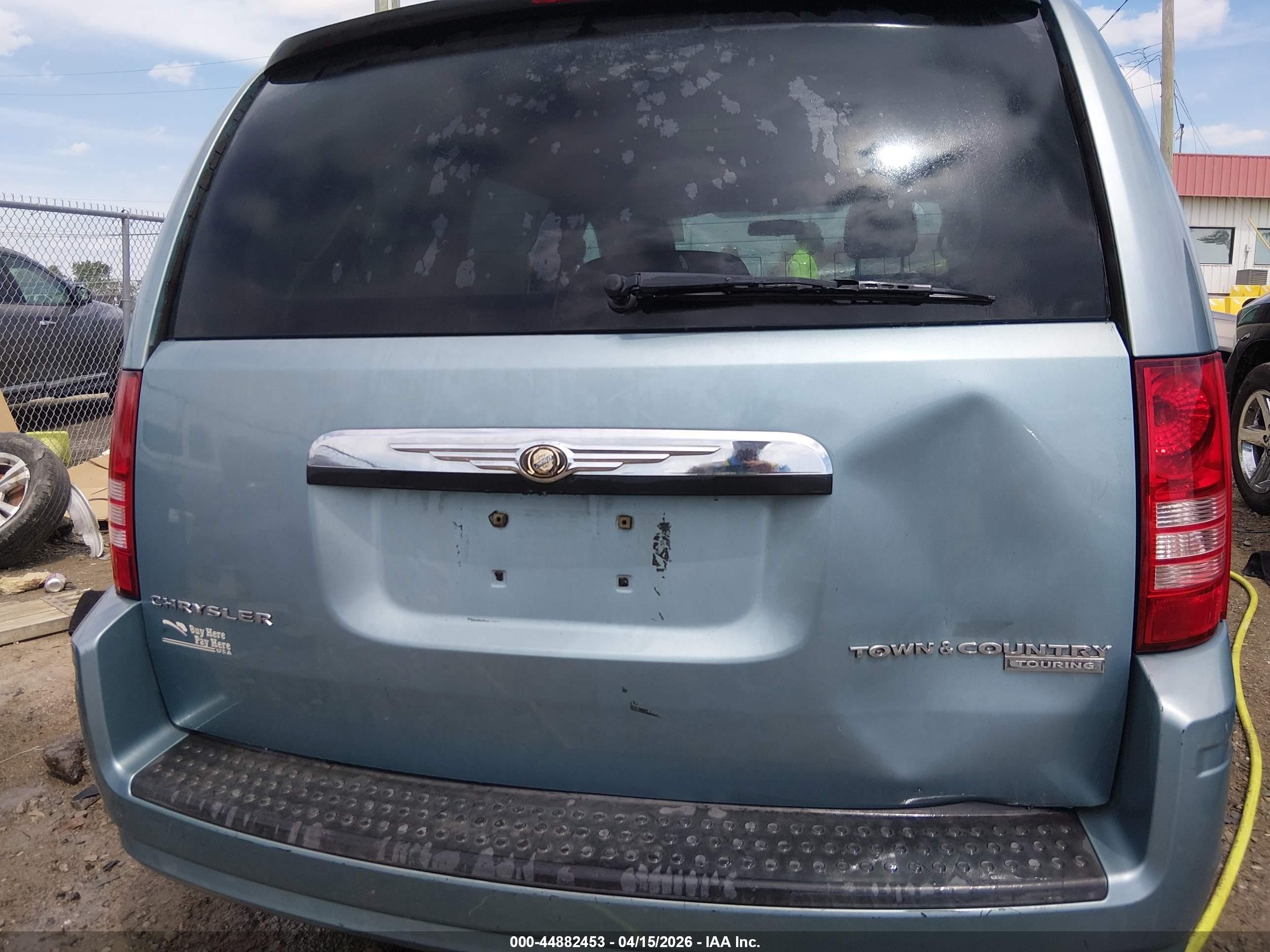 2010 Chrysler Town & Country Touring Синий vin: 2A4RR5D13AR479240