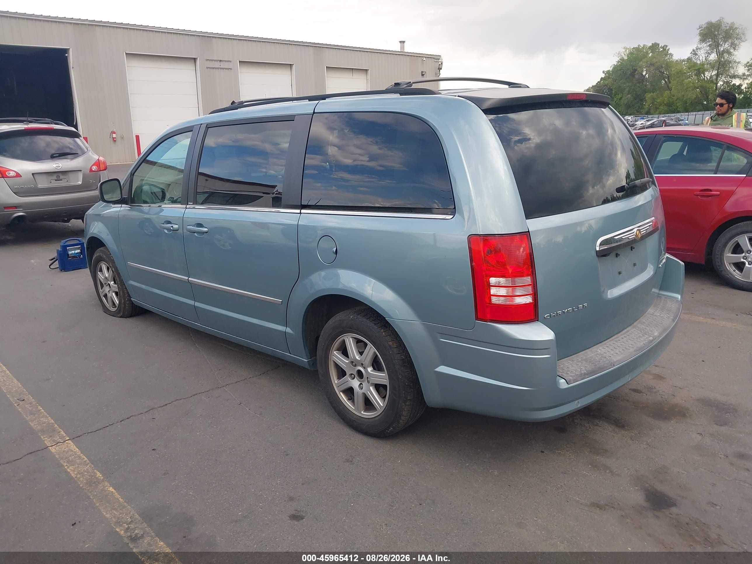 2010 Chrysler Town & Country Touring Blue vin: 2A4RR5D14AR187970