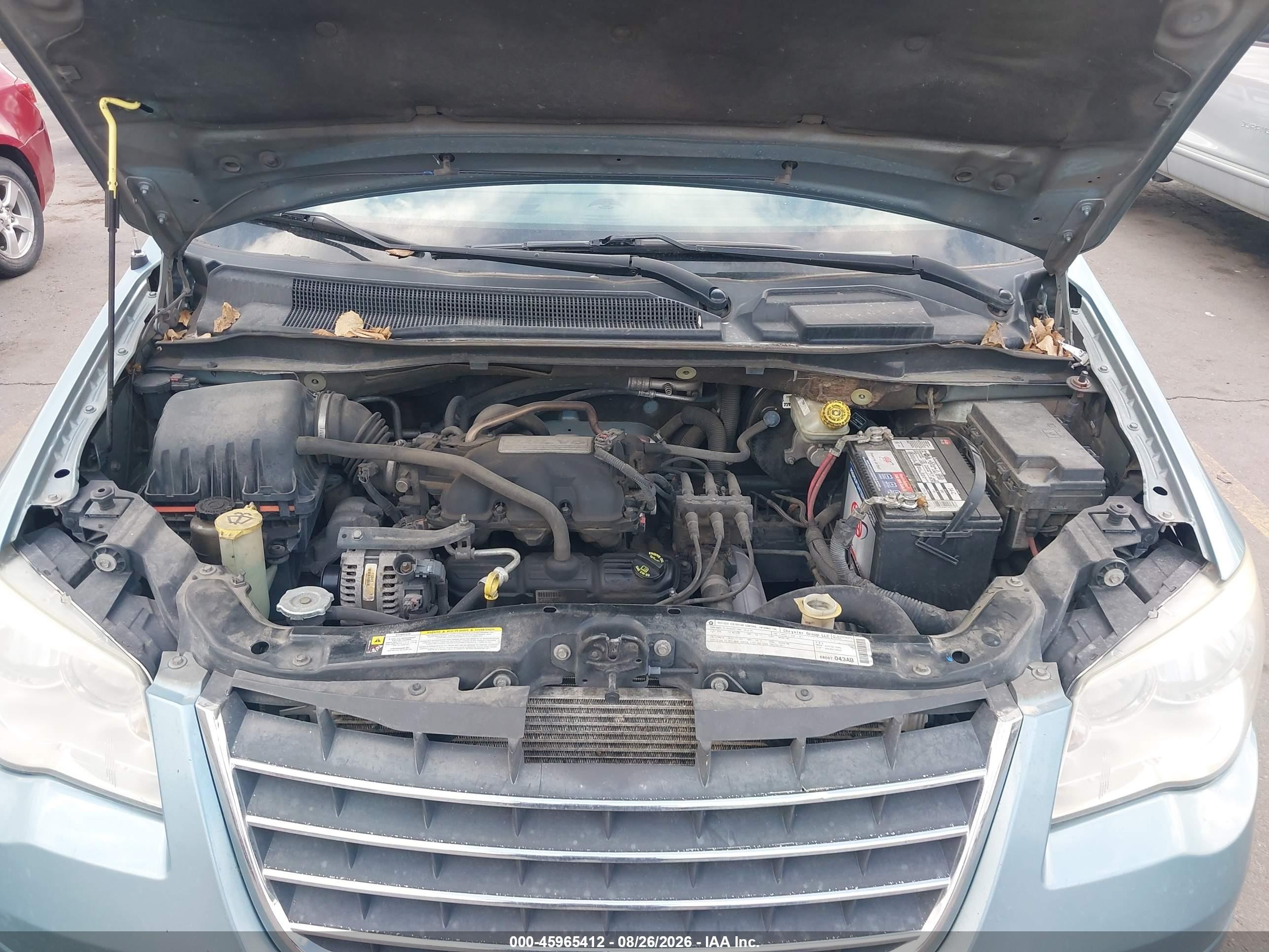 2010 Chrysler Town & Country Touring Blue vin: 2A4RR5D14AR187970