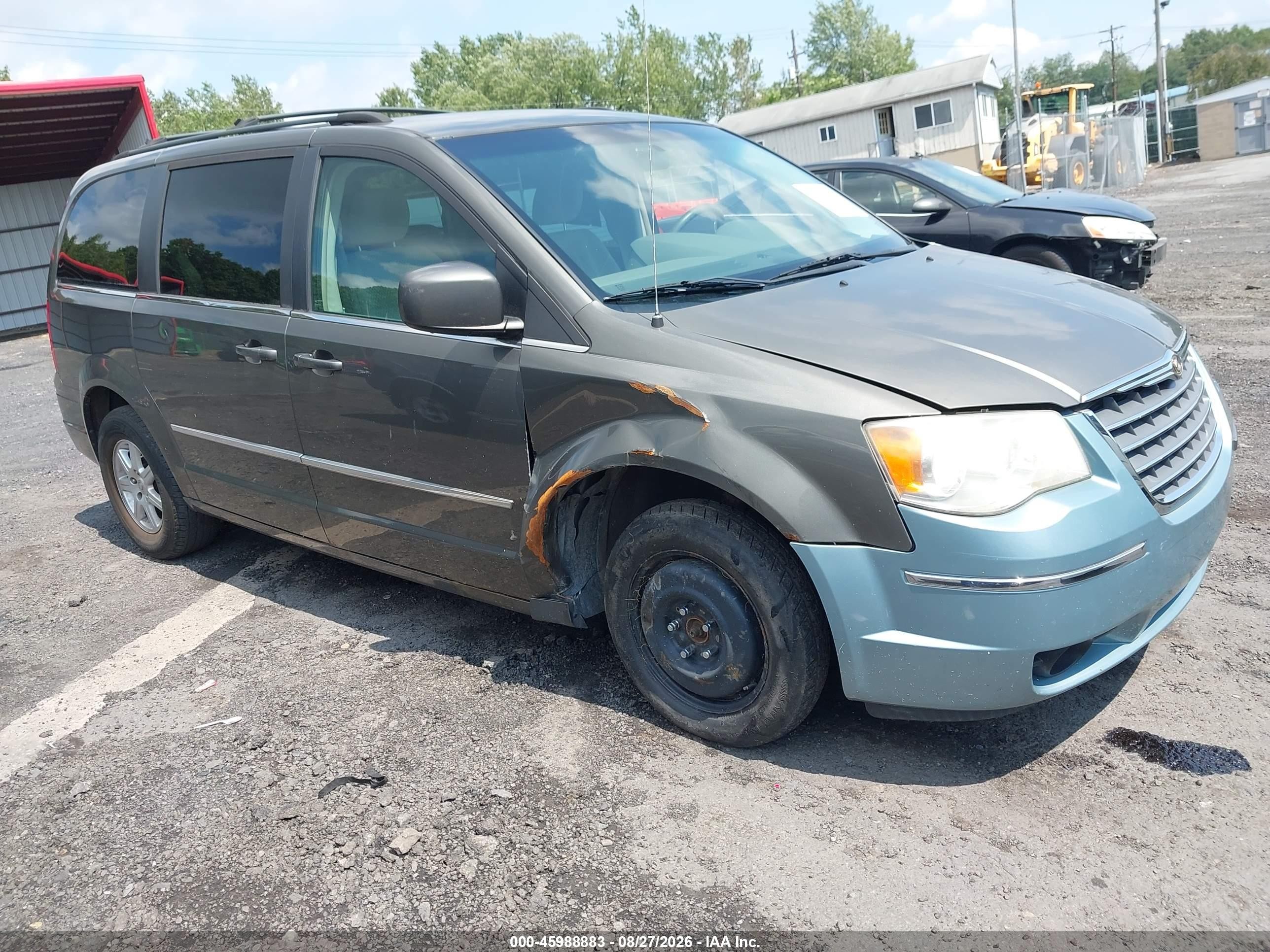 2010 Chrysler Town & Country Touring Gray vin: 2A4RR5D15AR239915