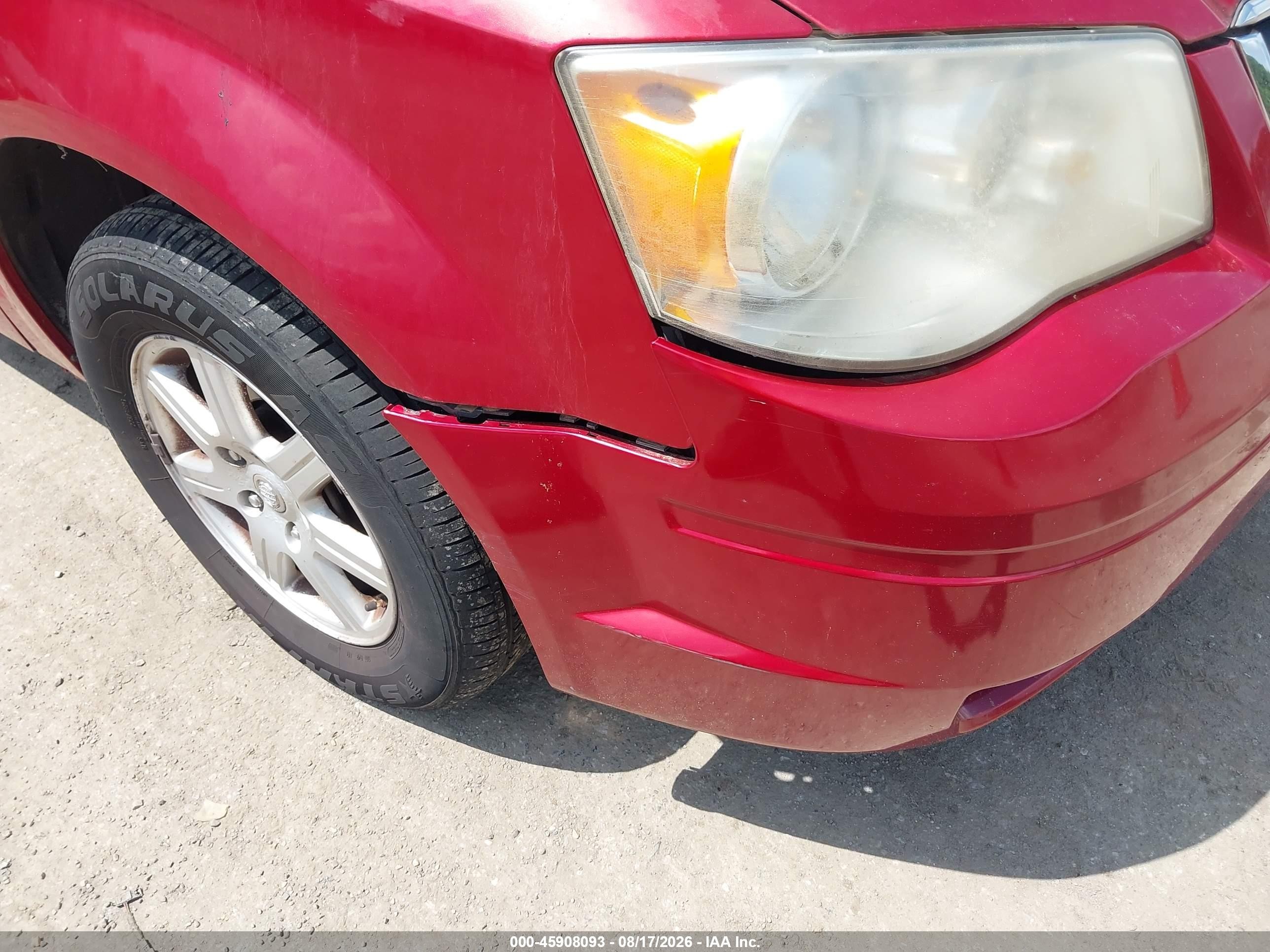2010 Chrysler Town & Country Touring Red vin: 2A4RR5D16AR250096