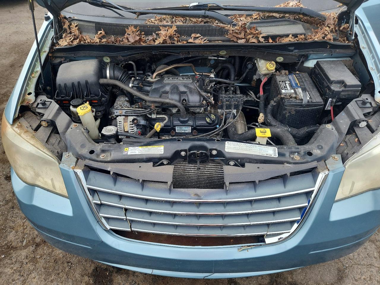 2010 Chrysler Town & Country Touring Blue vin: 2A4RR5D17AR300181