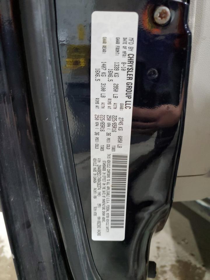 2010 Chrysler Town & Country Touring Blue vin: 2A4RR5D17AR436374