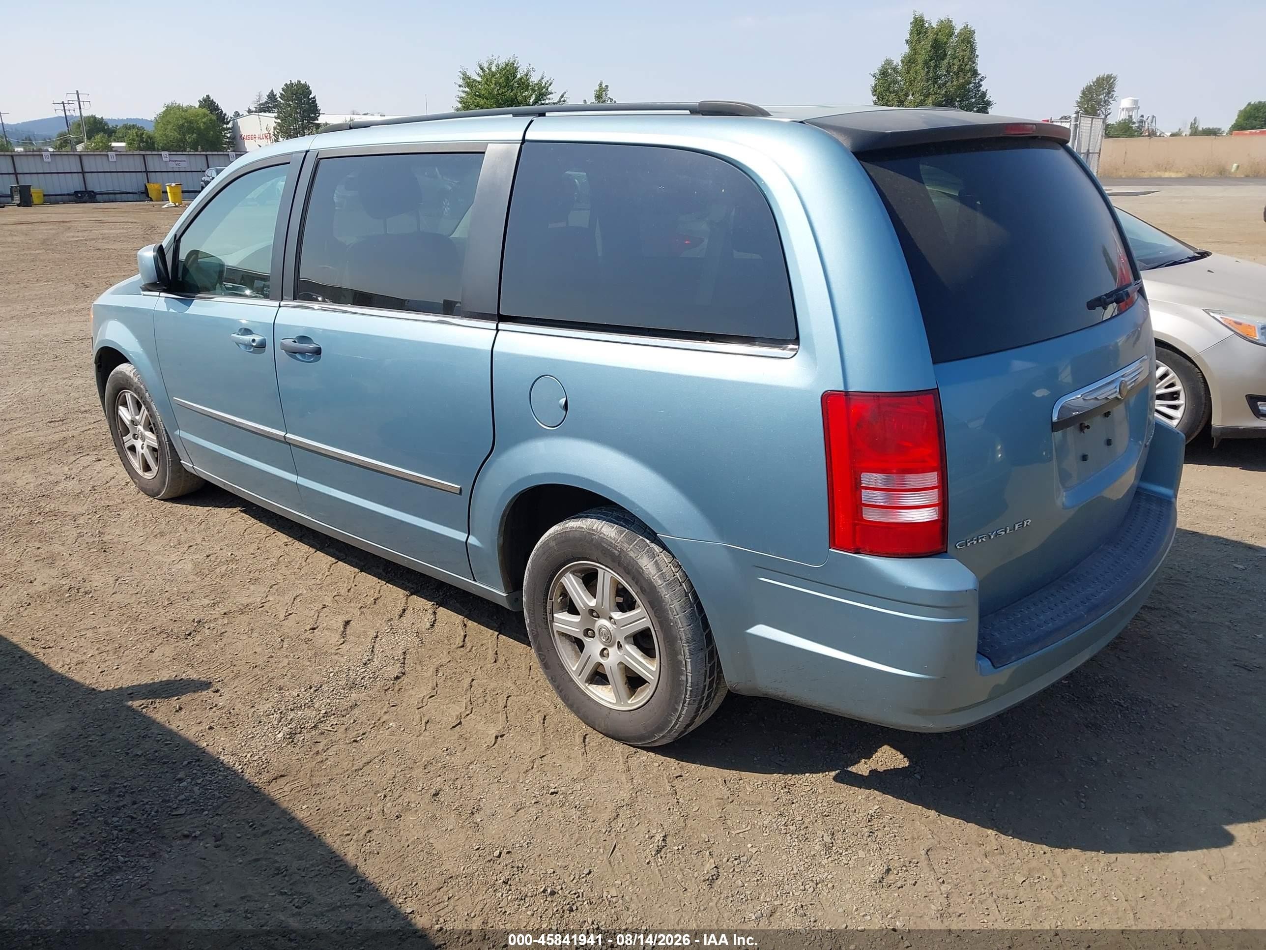 2010 Chrysler Town & Country Touring Синий vin: 2A4RR5D18AR458206