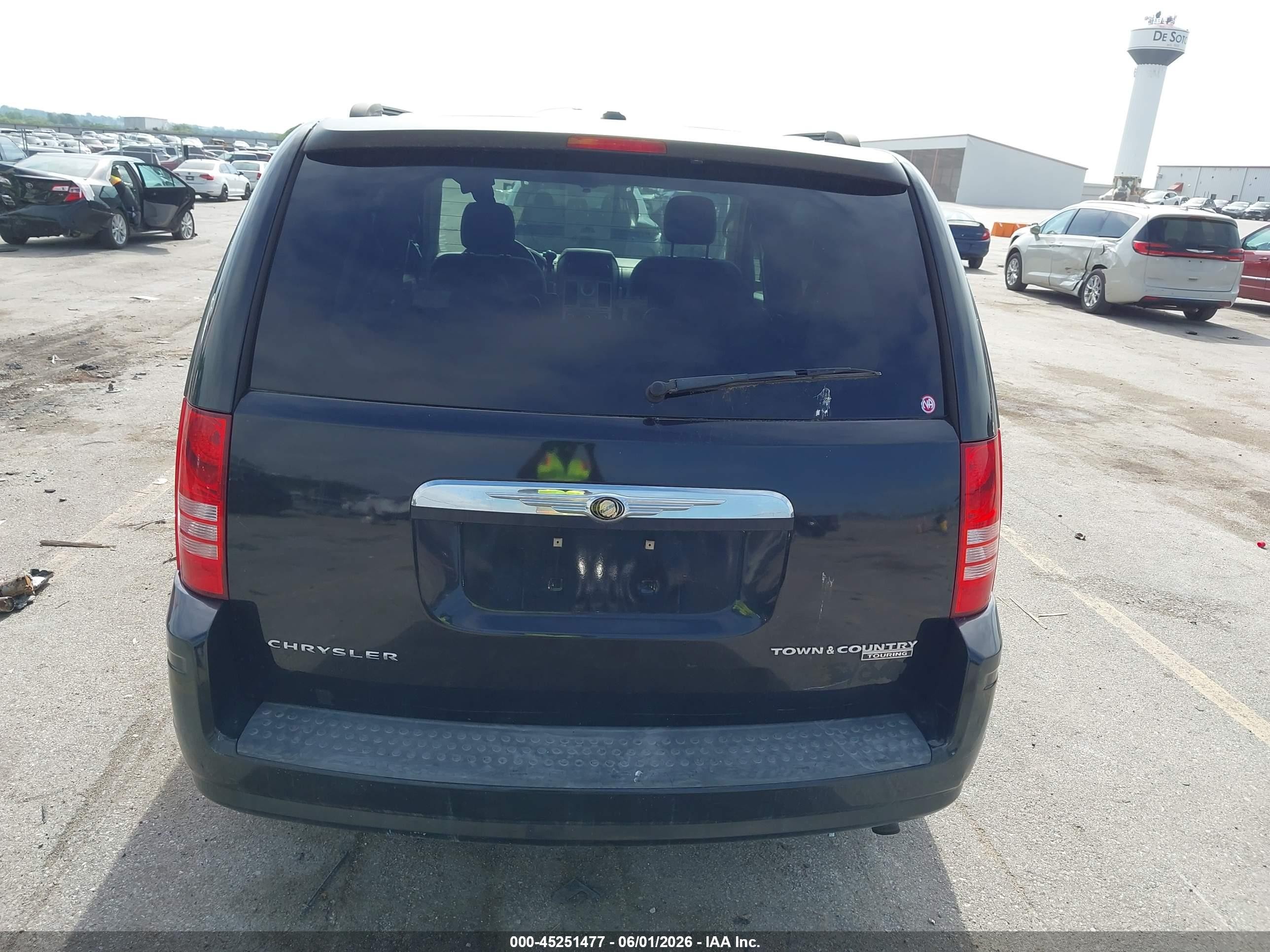 2010 Chrysler Town & Country Touring Black vin: 2A4RR5D19AR141602