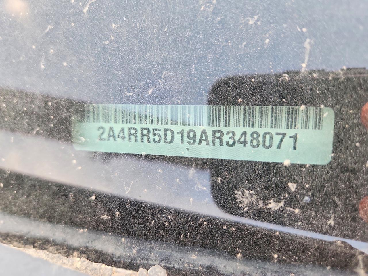 2010 Chrysler Town & Country Touring Черный vin: 2A4RR5D19AR348071