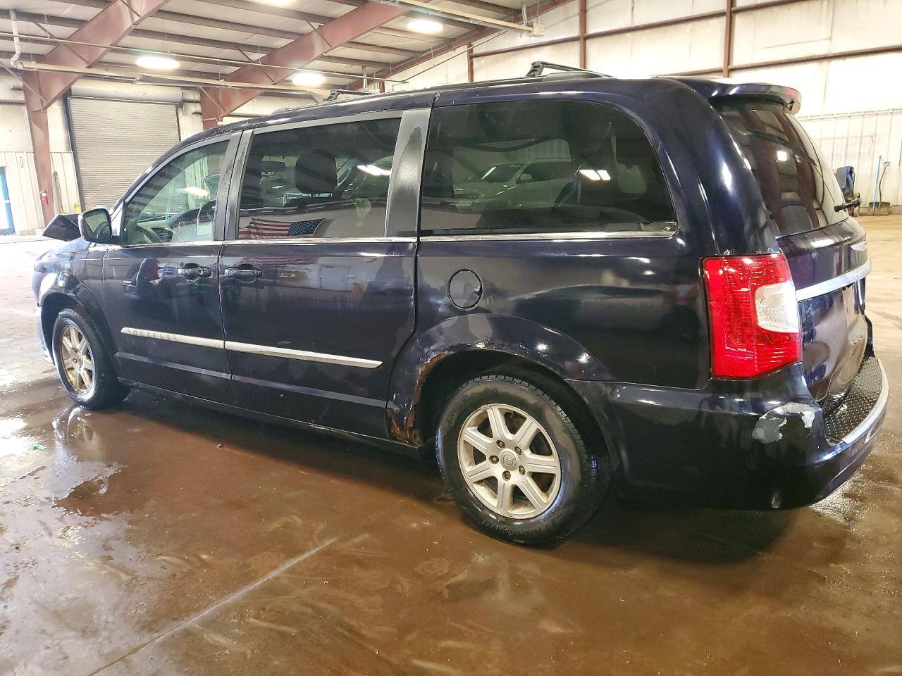 2011 Chrysler Town & Country Touring Blue vin: 2A4RR5DG0BR607763
