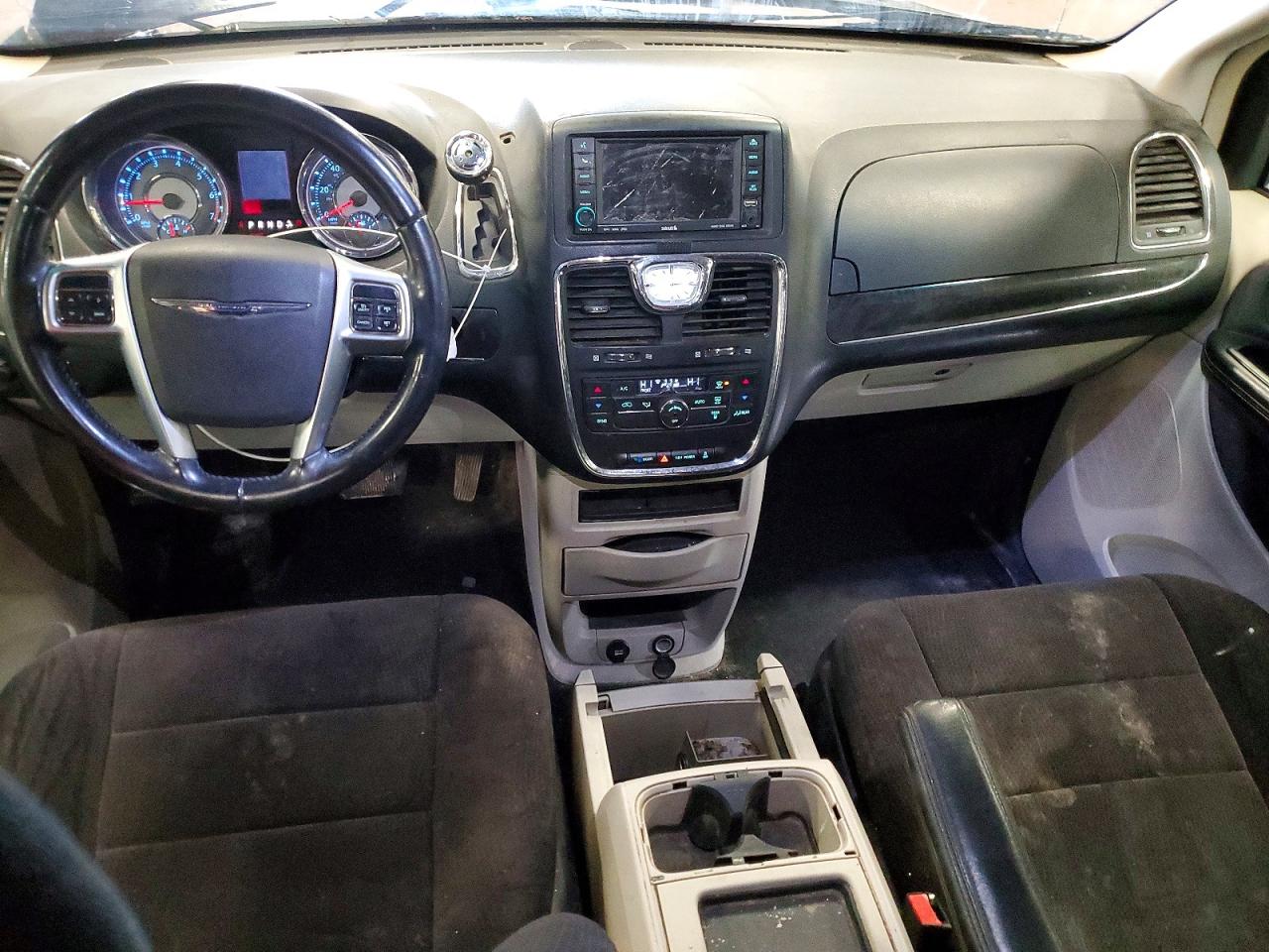 2011 Chrysler Town & Country Touring Blue vin: 2A4RR5DG0BR607763