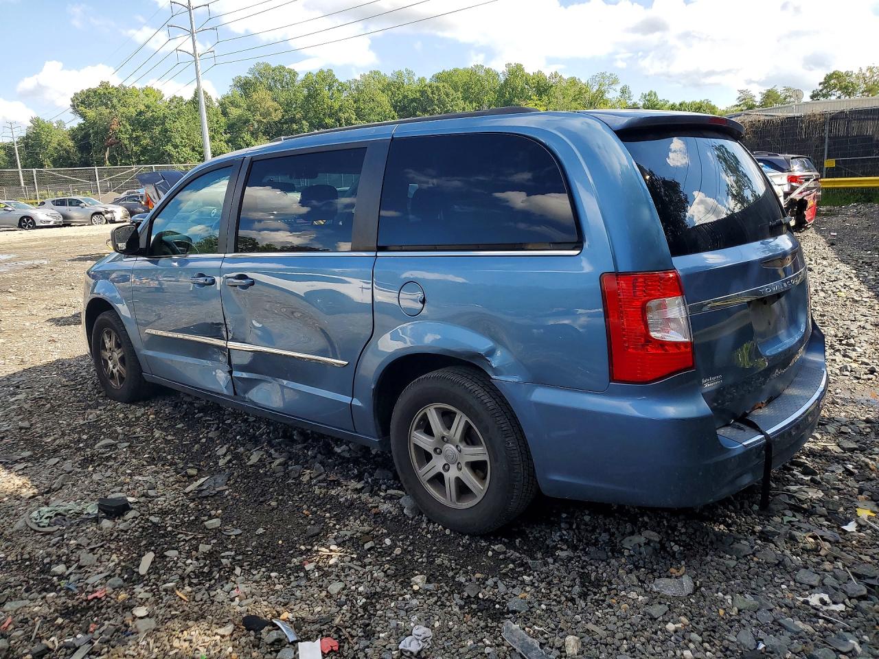 2011 Chrysler Town & Country Touring Blue vin: 2A4RR5DG0BR801645