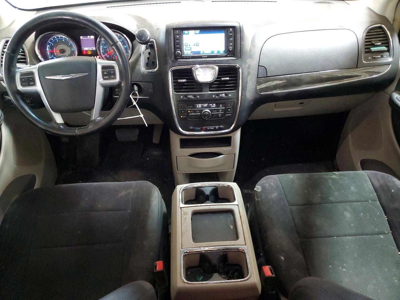 2011 Chrysler Town & Country Touring Black vin: 2A4RR5DG2BR715852