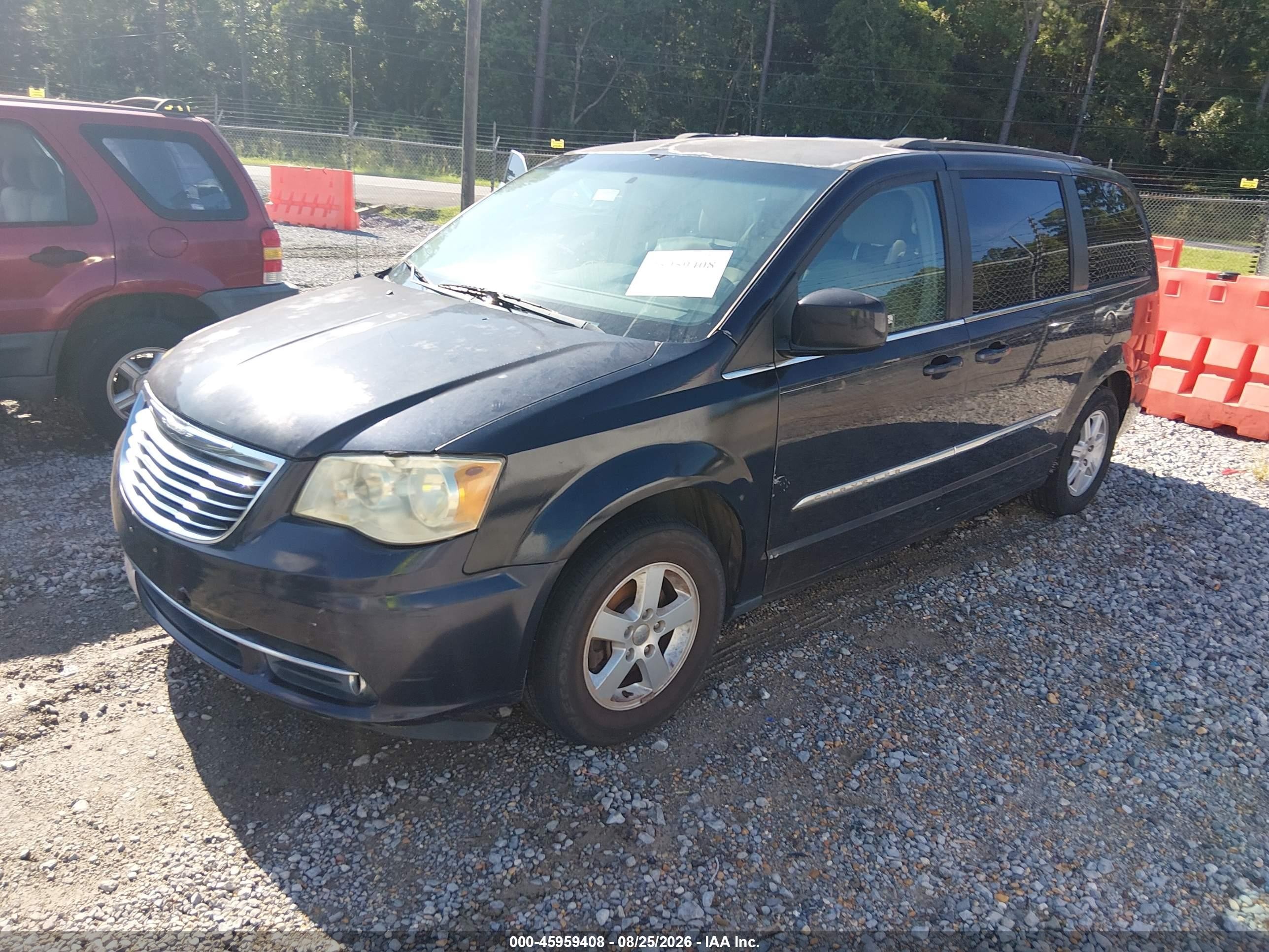 2011 Chrysler Town & Country Touring Черный vin: 2A4RR5DG3BR667021
