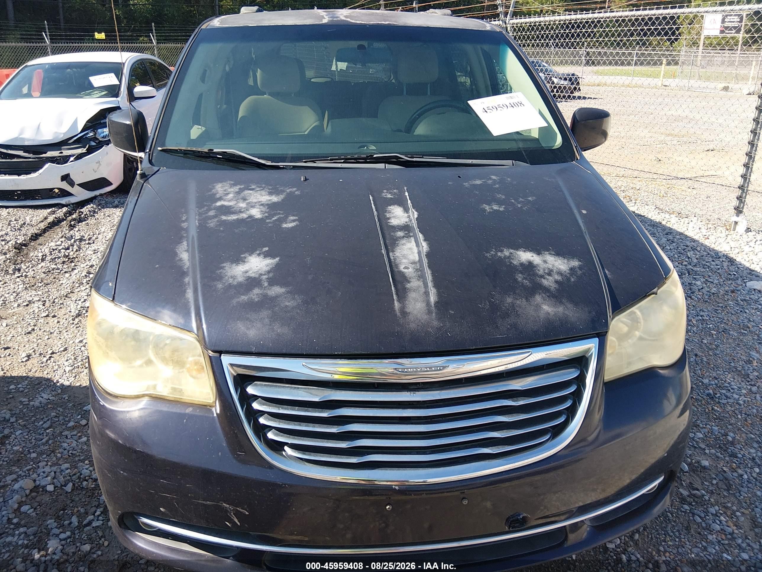 2011 Chrysler Town & Country Touring Черный vin: 2A4RR5DG3BR667021