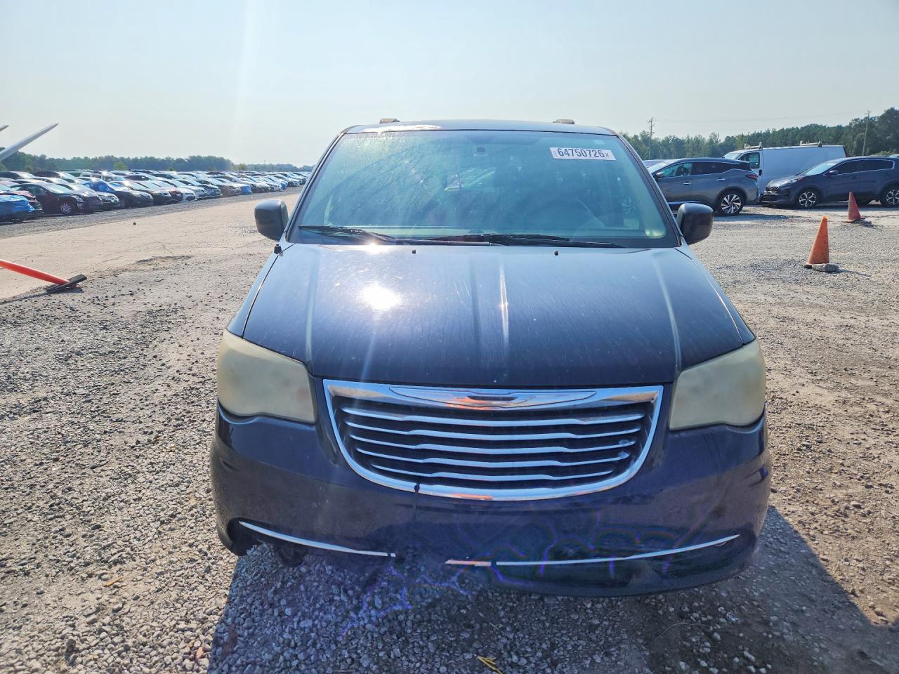 2011 Chrysler Town & Country Touring Blue vin: 2A4RR5DG4BR655802