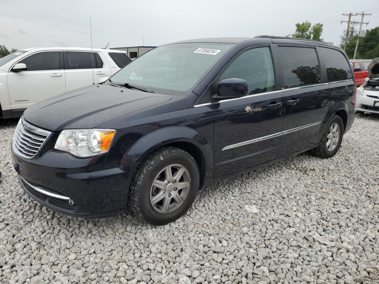 2011 Chrysler Town & Country Touring Blue vin: 2A4RR5DG4BR703122