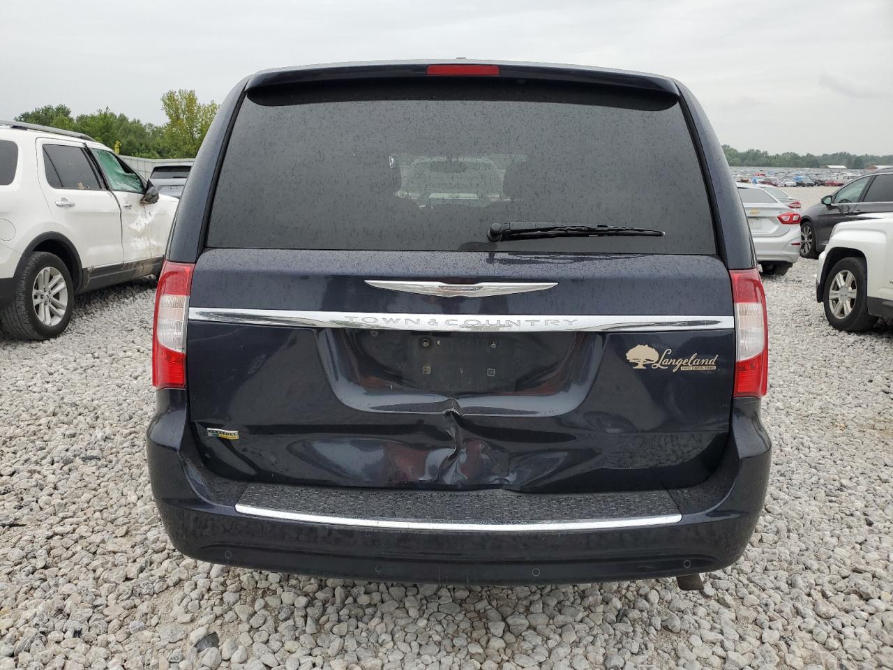 2011 Chrysler Town & Country Touring Blue vin: 2A4RR5DG4BR703122