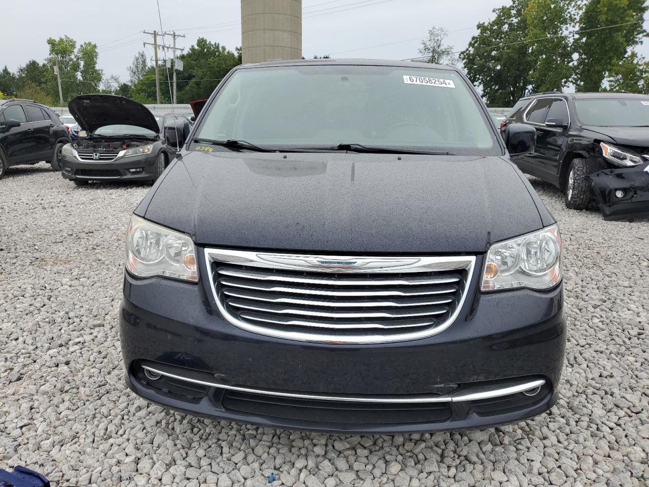 2011 Chrysler Town & Country Touring Blue vin: 2A4RR5DG4BR703122