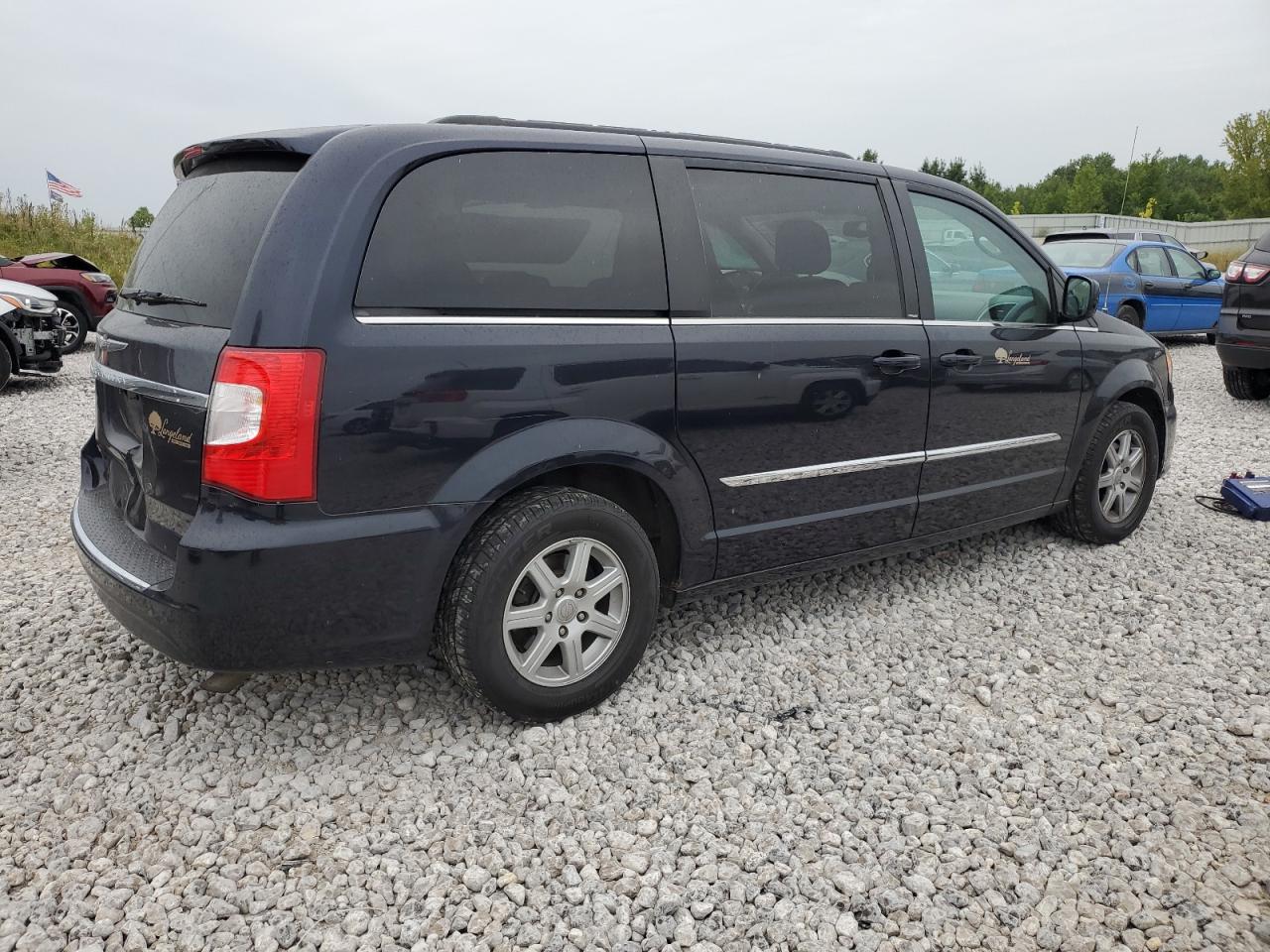 2011 Chrysler Town & Country Touring Blue vin: 2A4RR5DG4BR703122