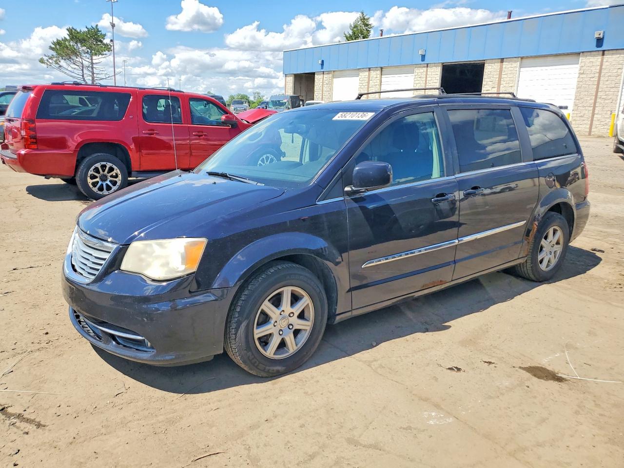 2011 Chrysler Town & Country Touring Blue vin: 2A4RR5DG4BR716520