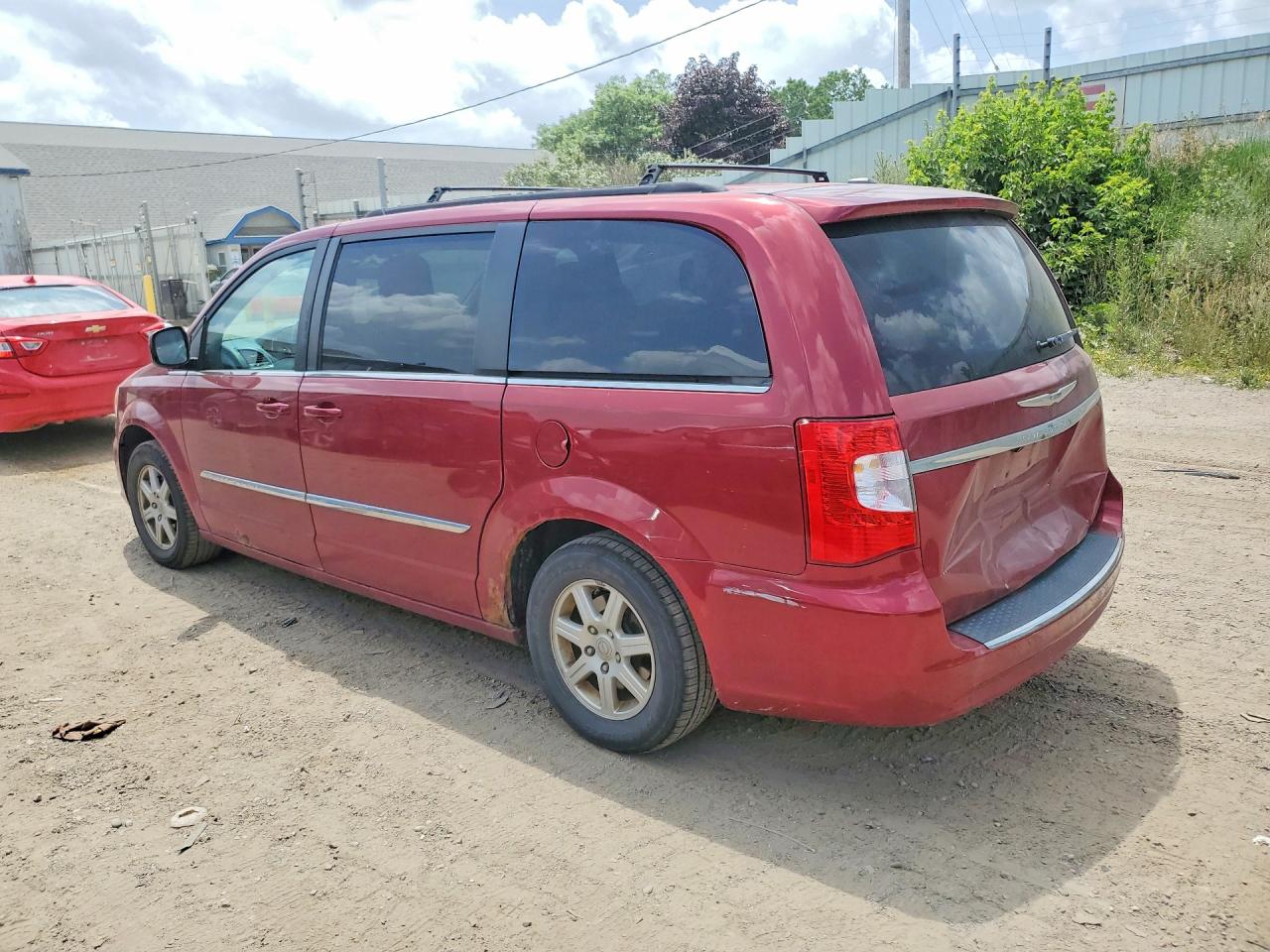 2011 Chrysler Town & Country Touring Красный vin: 2A4RR5DG6BR637009