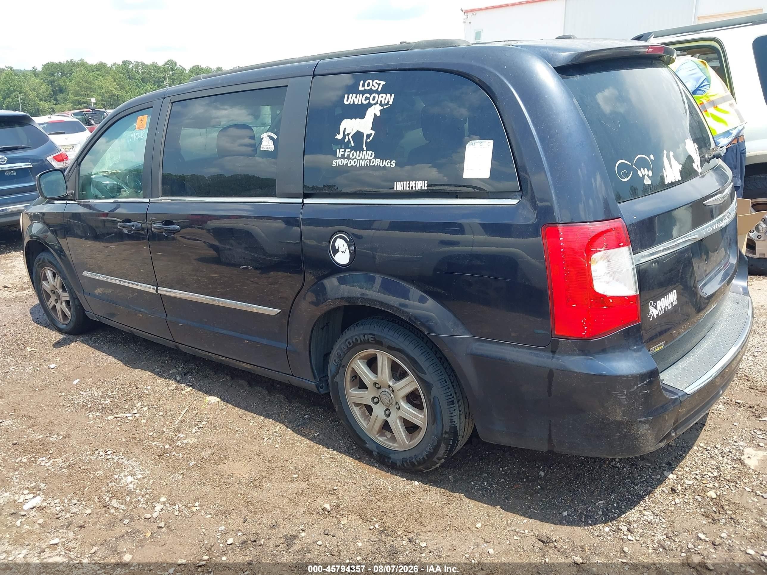 2011 Chrysler Town & Country Touring Navy vin: 2A4RR5DG6BR675520