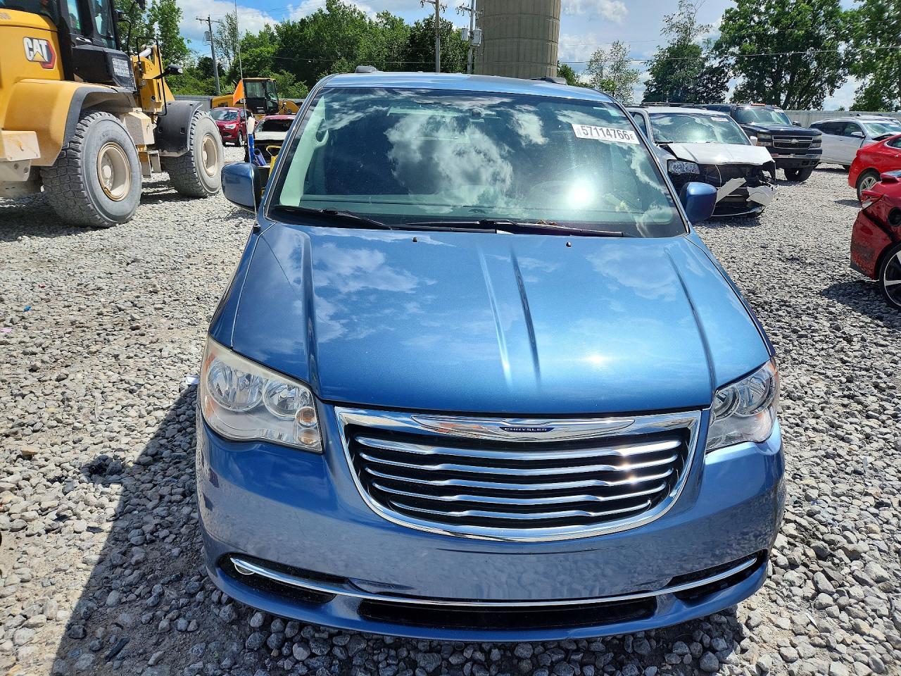 2011 Chrysler Town & Country Touring Blue vin: 2A4RR5DG6BR702506
