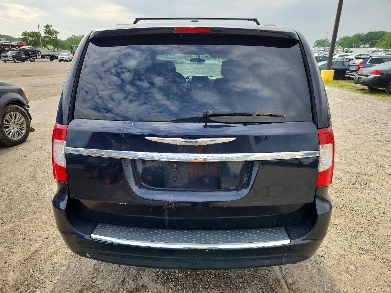 2011 Chrysler Town & Country Touring Синий vin: 2A4RR5DG9BR677245