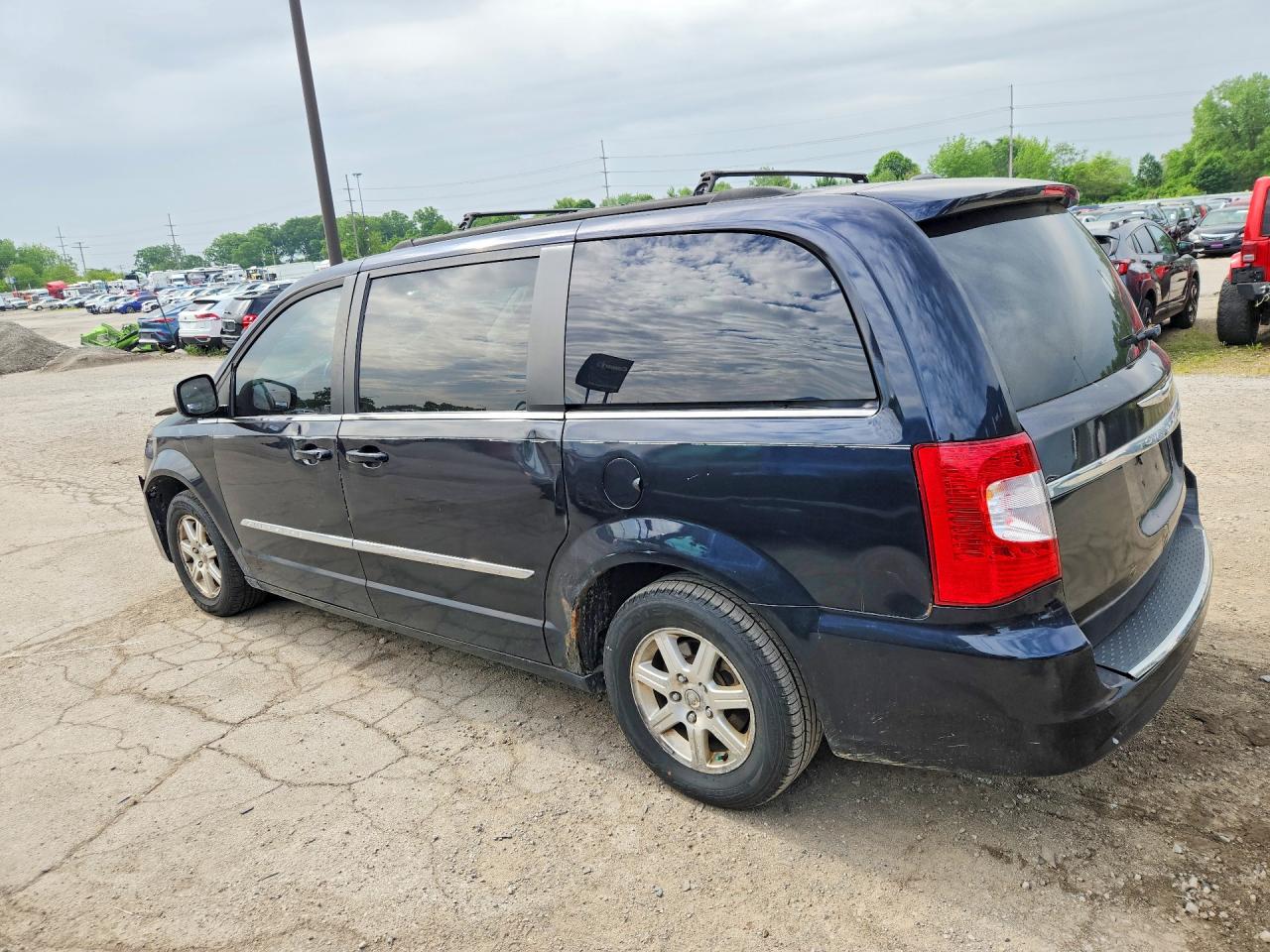 2011 Chrysler Town & Country Touring Синий vin: 2A4RR5DG9BR677245