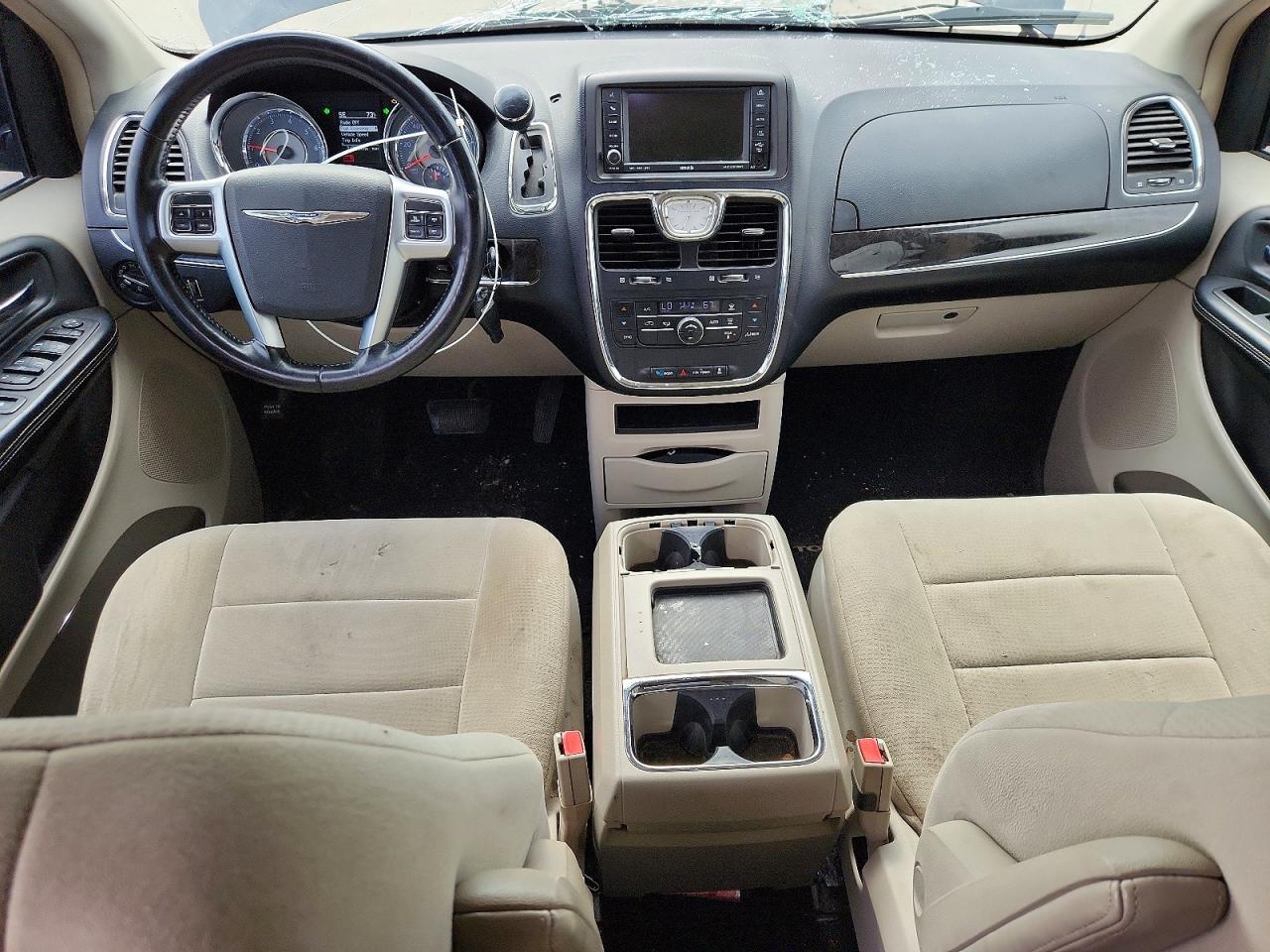 2011 Chrysler Town & Country Touring Синий vin: 2A4RR5DG9BR677245