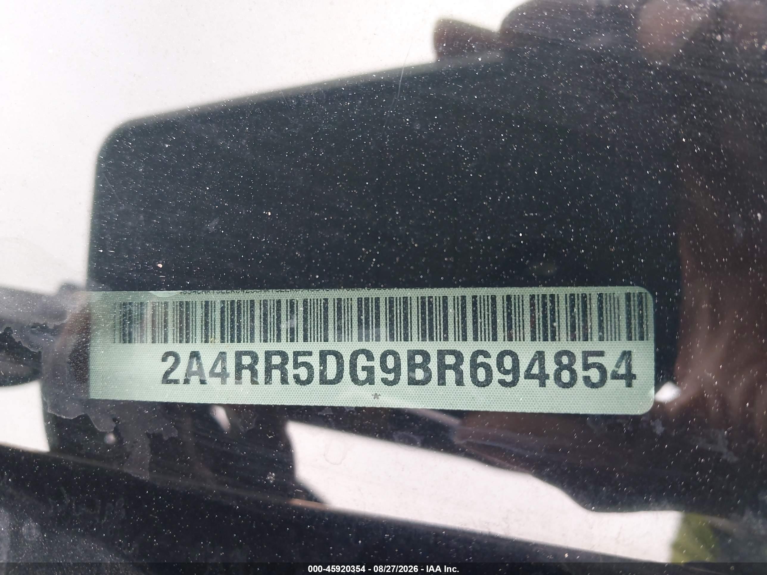 2011 Chrysler Town & Country Touring Красный vin: 2A4RR5DG9BR694854