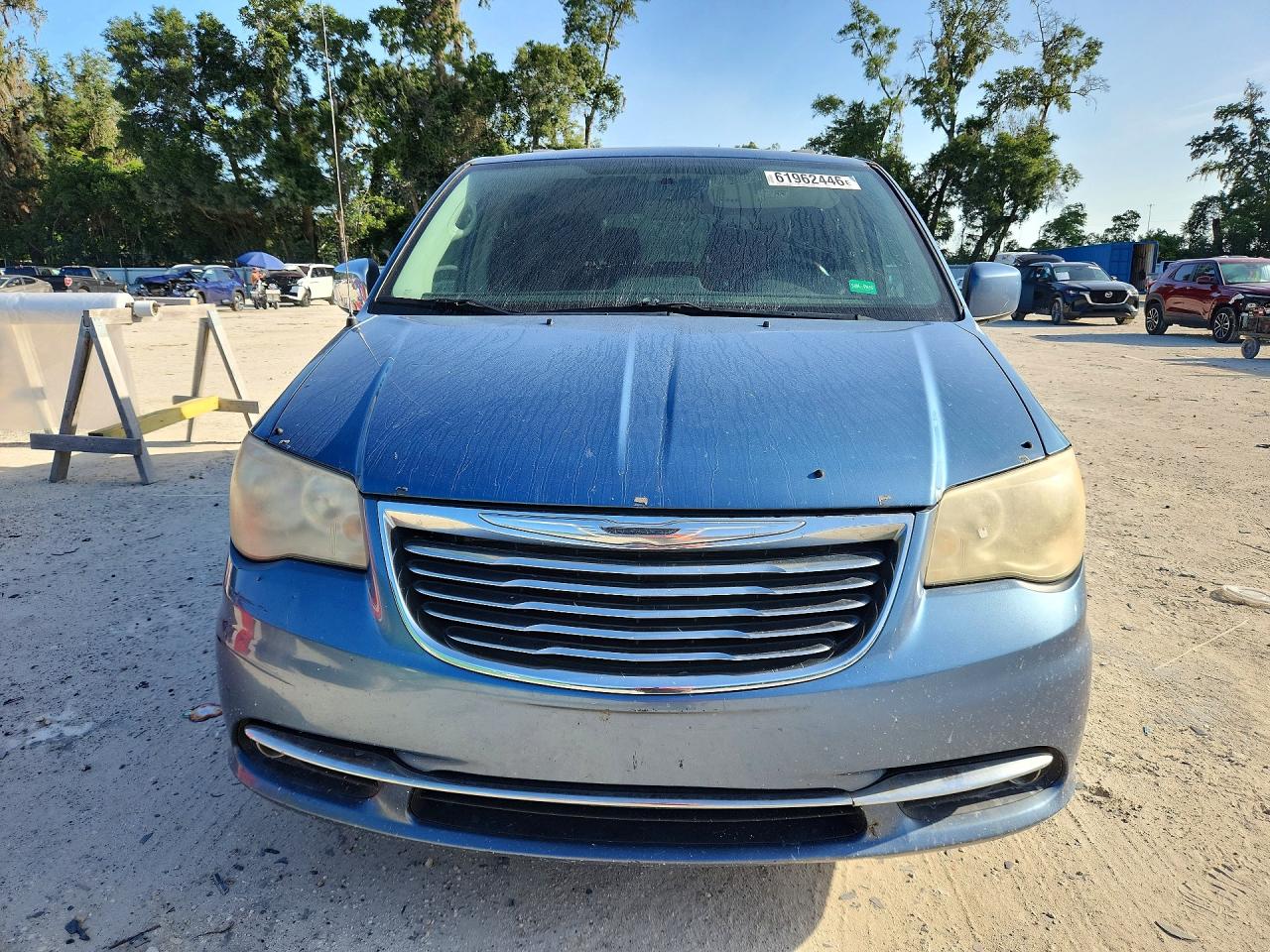 2011 Chrysler Town & Country Touring Blue vin: 2A4RR5DG9BR782397