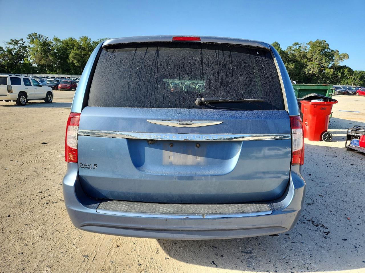 2011 Chrysler Town & Country Touring Blue vin: 2A4RR5DG9BR782397