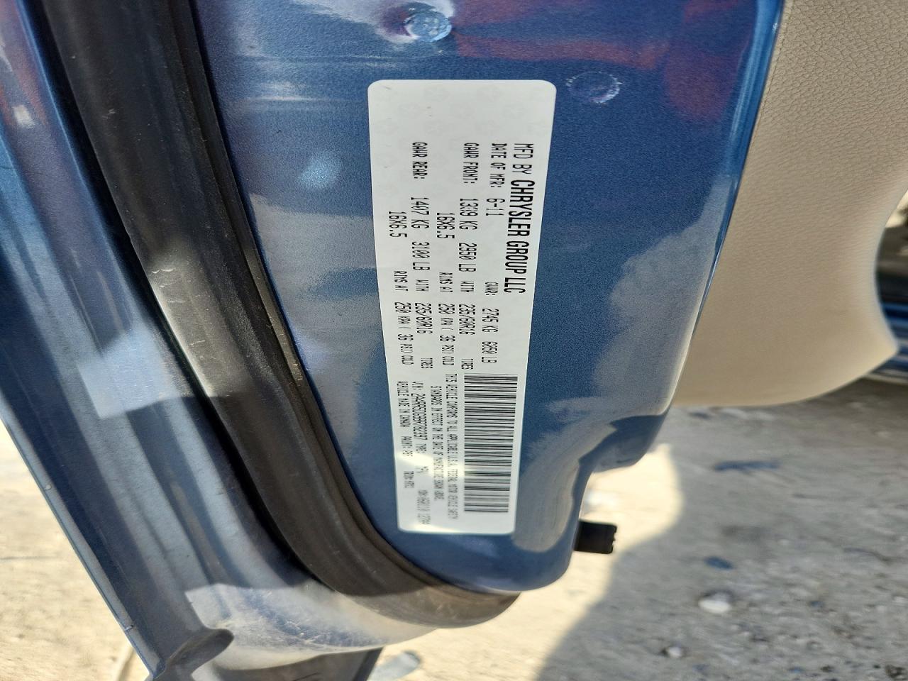 2011 Chrysler Town & Country Touring Blue vin: 2A4RR5DG9BR782397