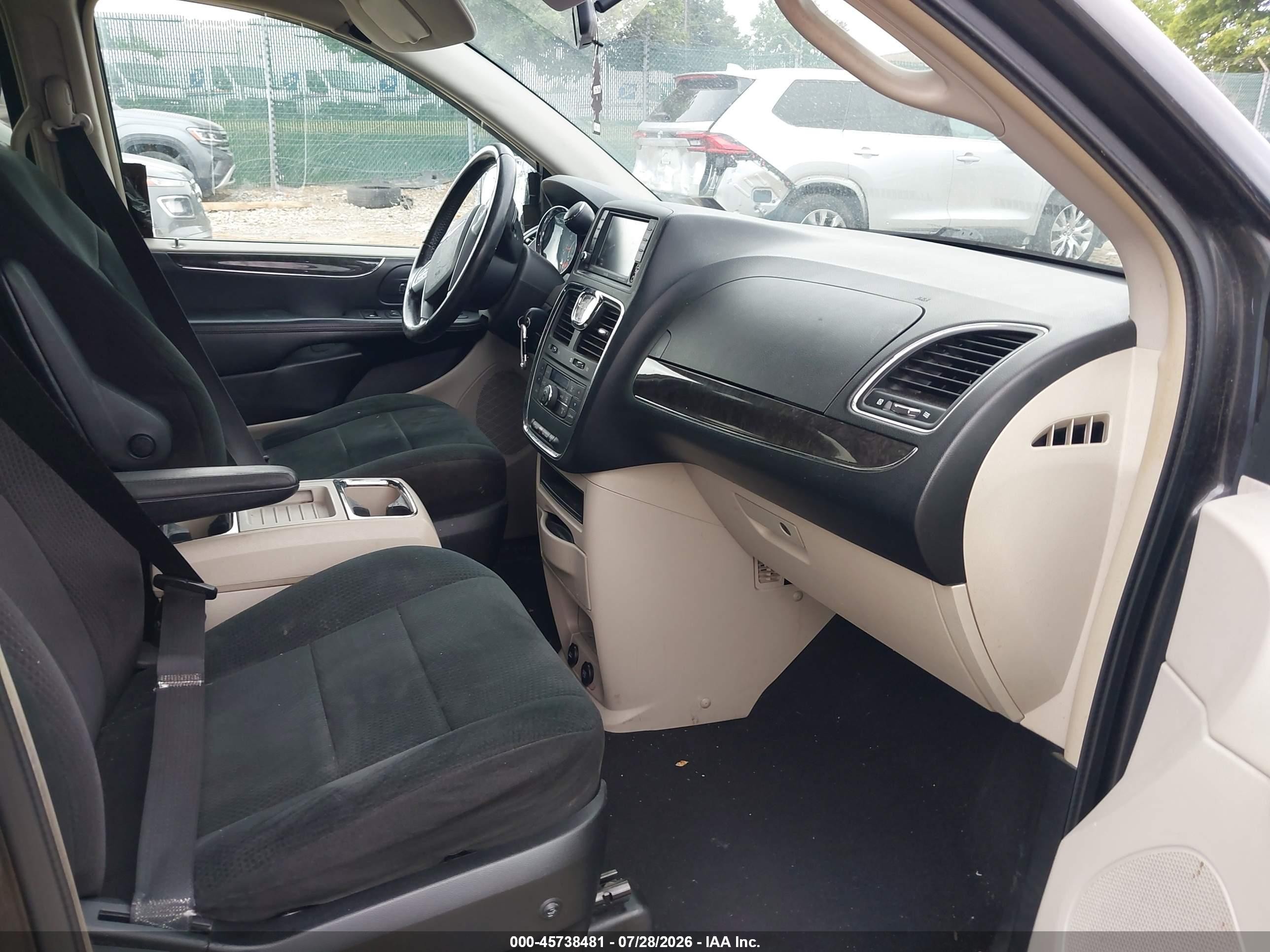 2011 Chrysler Town & Country Touring Black vin: 2A4RR5DG9BR783193