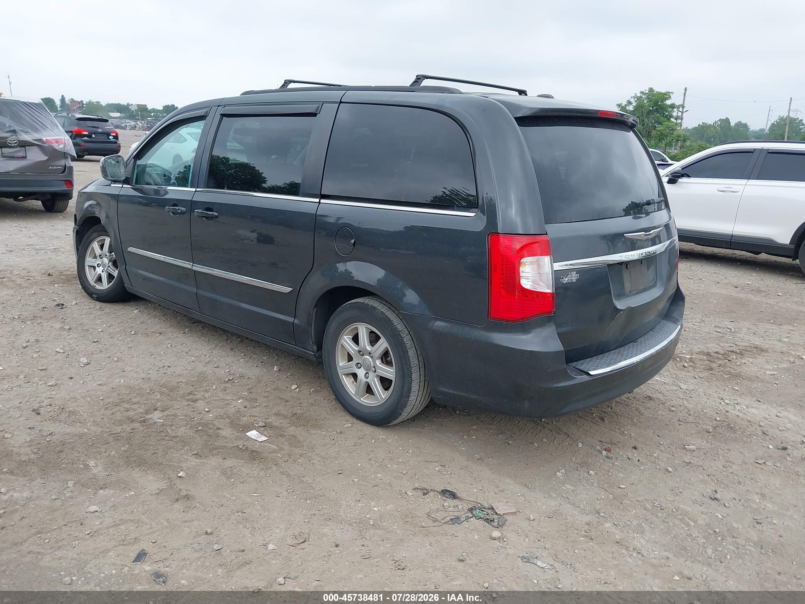 2011 Chrysler Town & Country Touring Black vin: 2A4RR5DG9BR783193