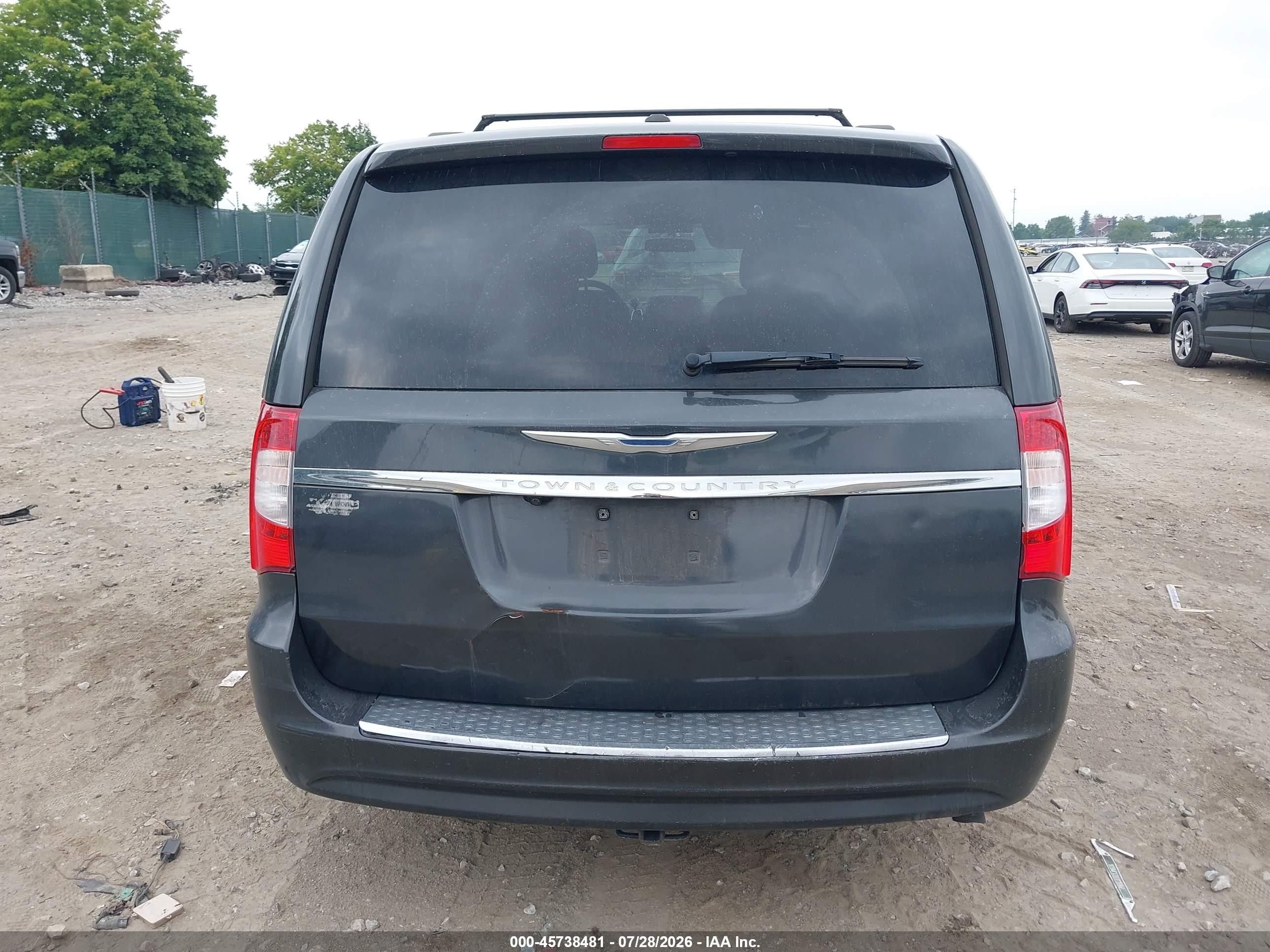 2011 Chrysler Town & Country Touring Black vin: 2A4RR5DG9BR783193