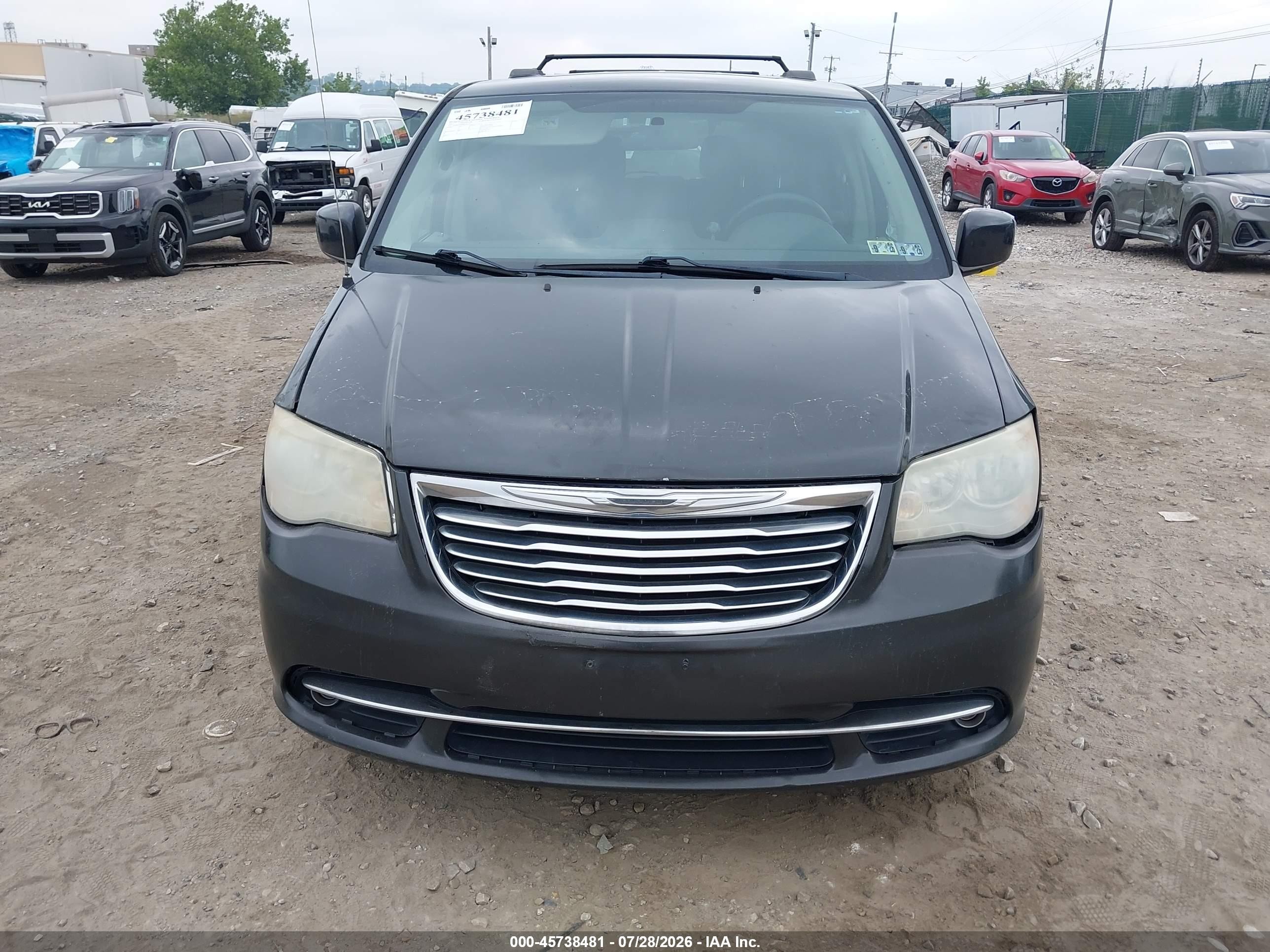 2011 Chrysler Town & Country Touring Black vin: 2A4RR5DG9BR783193
