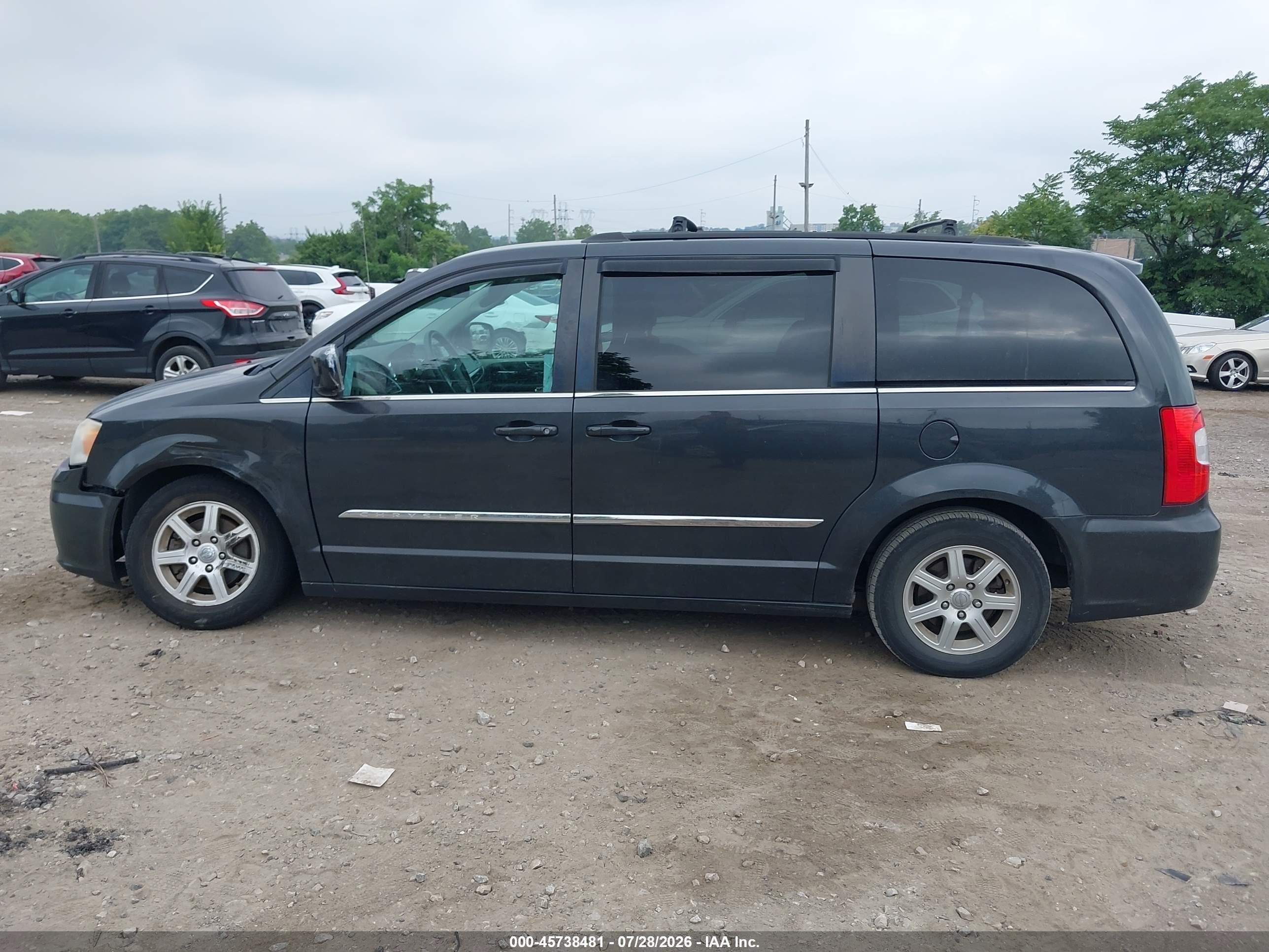 2011 Chrysler Town & Country Touring Black vin: 2A4RR5DG9BR783193
