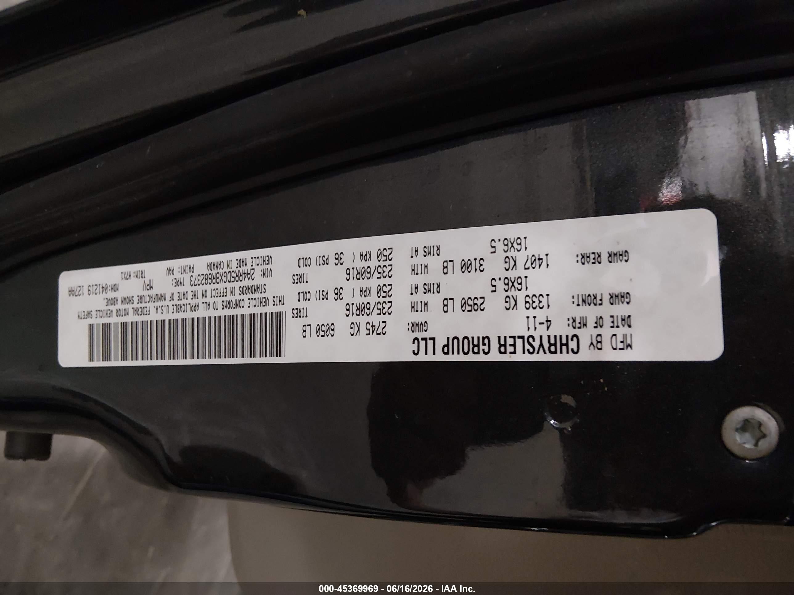 2011 Chrysler Town & Country Touring Gray vin: 2A4RR5DGXBR682373