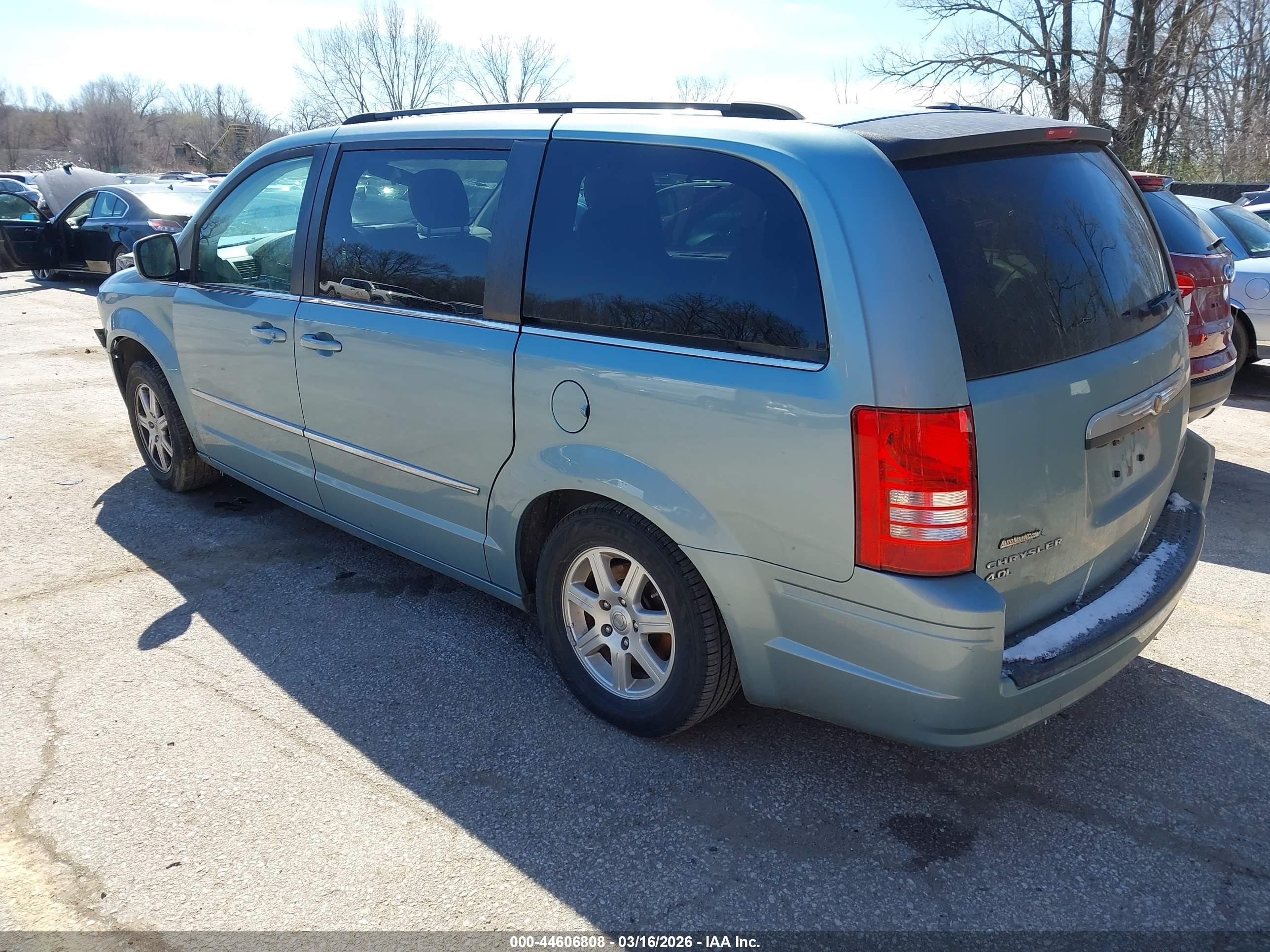 2010 Chrysler Town & Country Touring Light Blue vin: 2A4RR5DX6AR233450