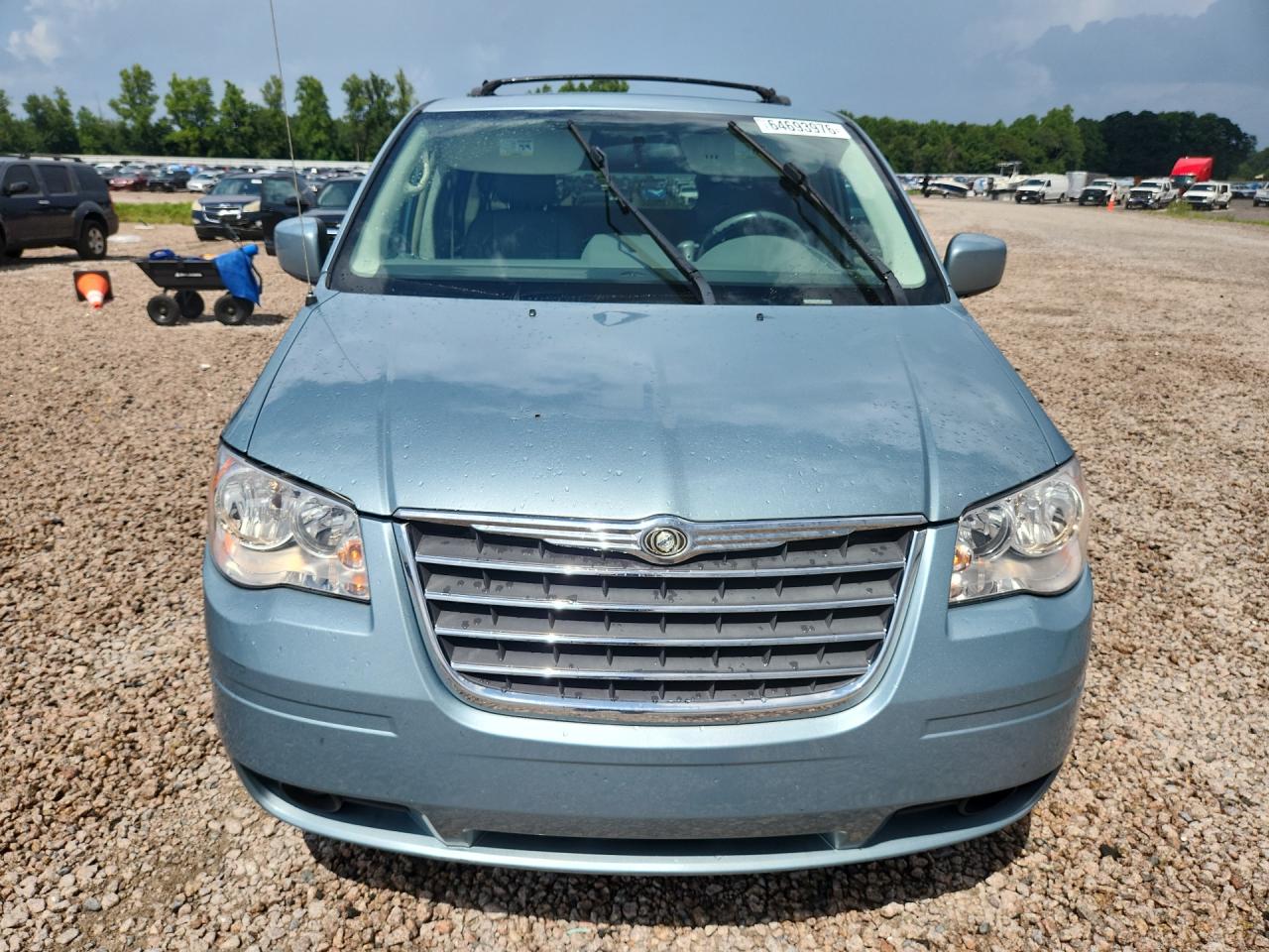 2010 Chrysler Town & Country Touring Blue vin: 2A4RR5DX7AR501146