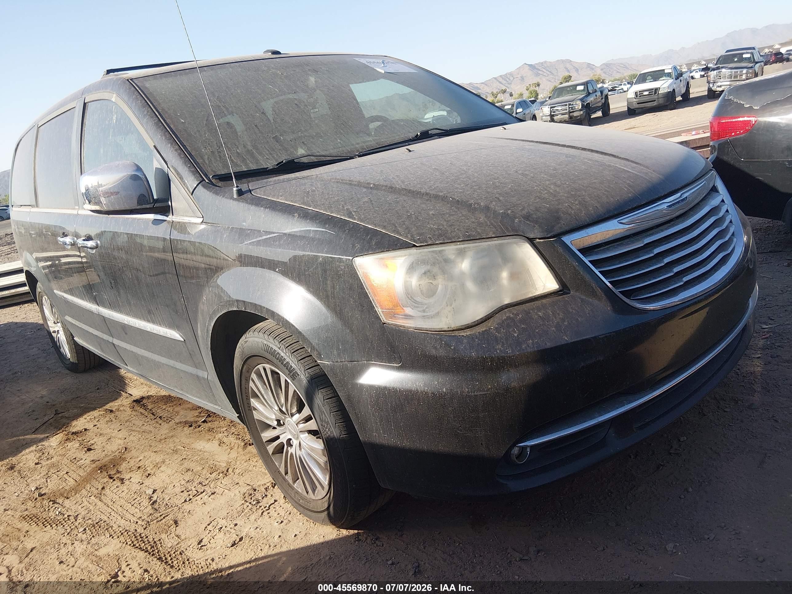 2011 Chrysler Town & Country Limited Black vin: 2A4RR6DG8BR610500