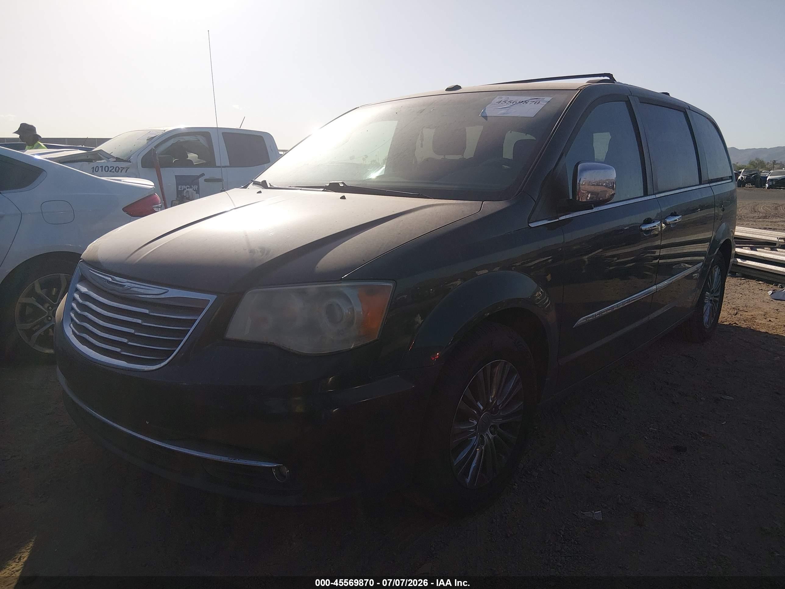 2011 Chrysler Town & Country Limited Black vin: 2A4RR6DG8BR610500