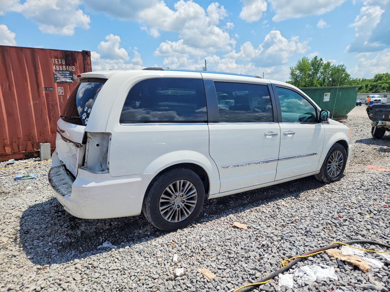 2011 Chrysler Town & Country Limited White vin: 2A4RR6DG9BR500281