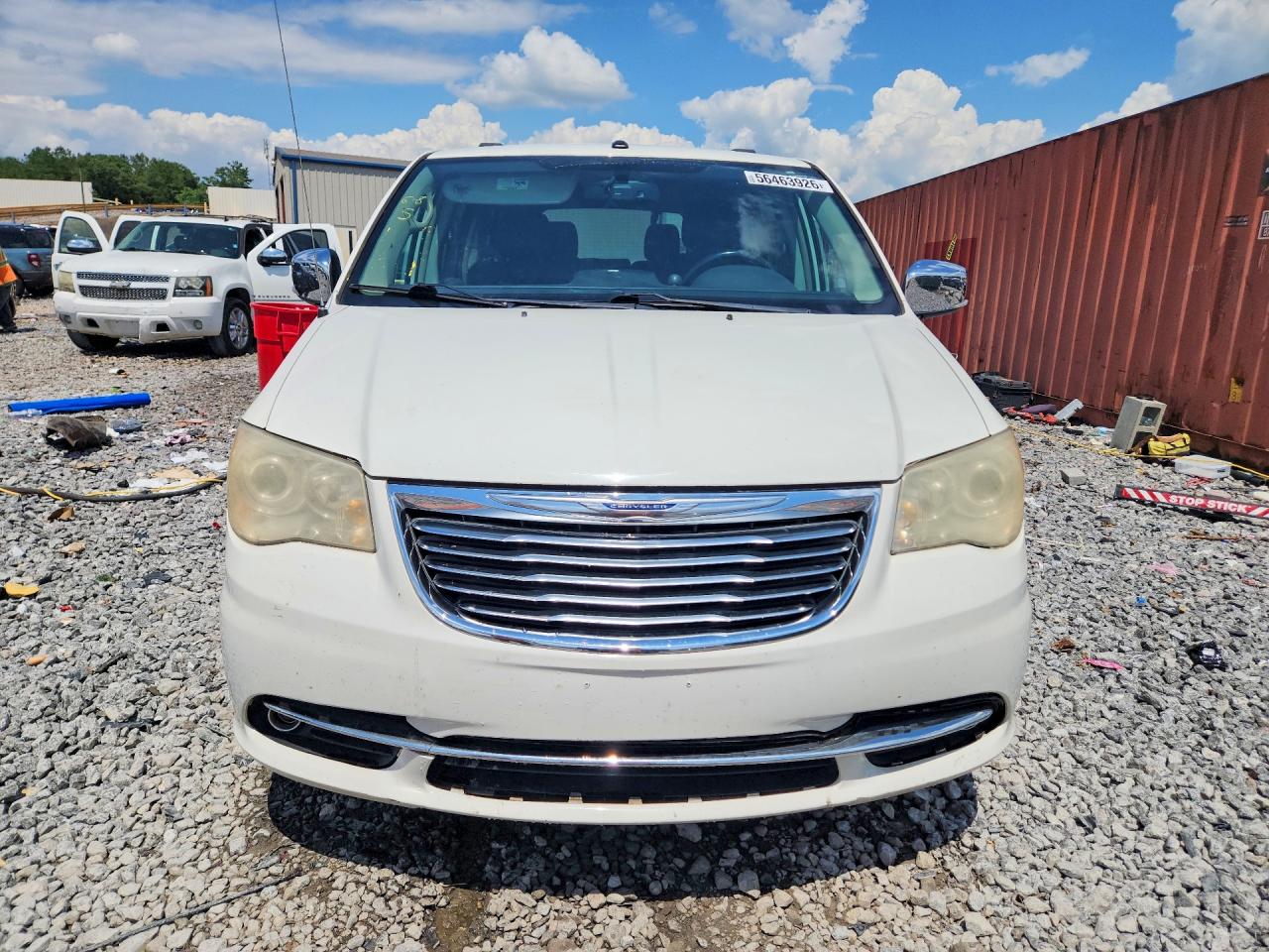 2011 Chrysler Town & Country Limited White vin: 2A4RR6DG9BR500281