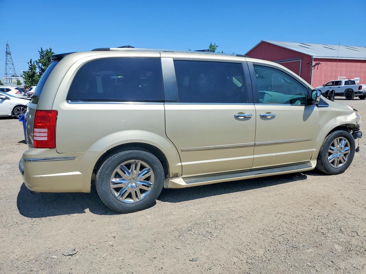 2010 Chrysler Town & Country Limited Желто-коричневый vin: 2A4RR6DX0AR207318
