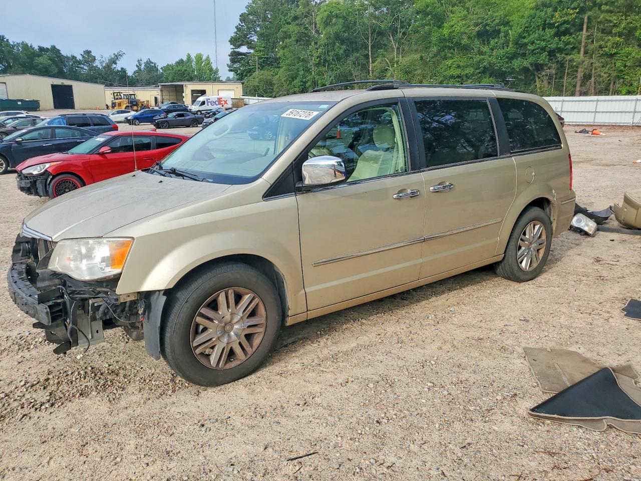 2010 Chrysler Town & Country Limited Gold vin: 2A4RR6DX2AR257556